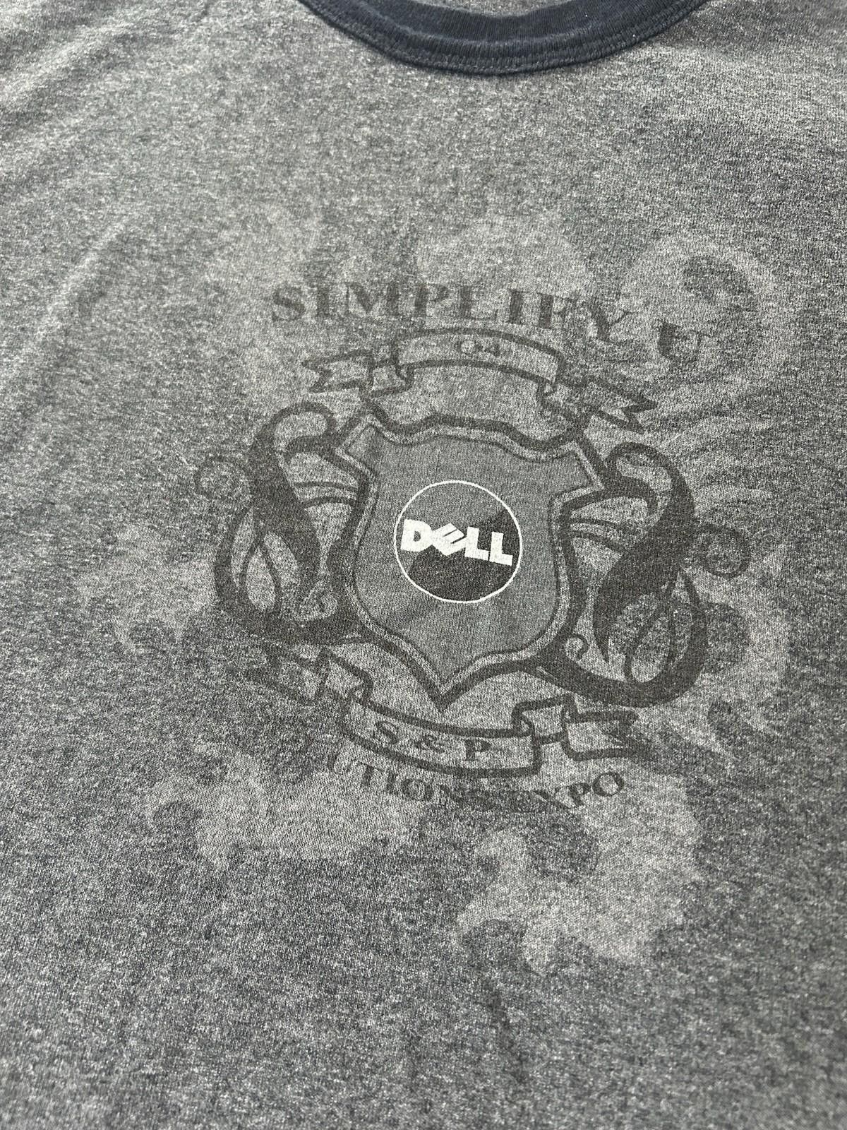 Gildan DELL Computers Grey Shirt Mens XL Ringer Technology Software Size US XL / EU 56 / 4 - 3 Thumbnail