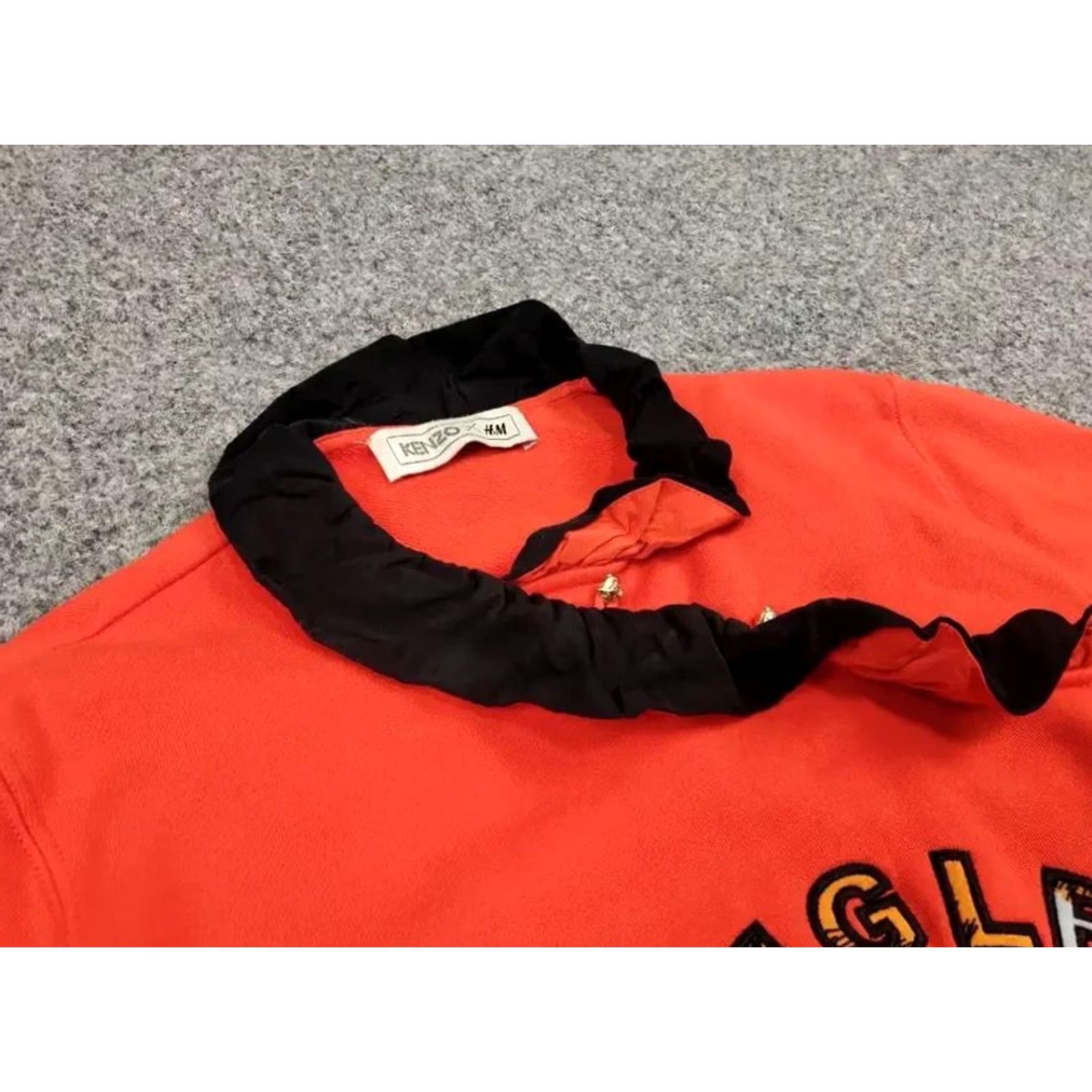 Kenzo KENZO x H&M Sweatshirt Women's Orange Logo Jungle Paris Big Logo Crew Neck Long Sleeve M Vintage No Size M / US 6-8 / IT 42-44 - 7 Thumbnail