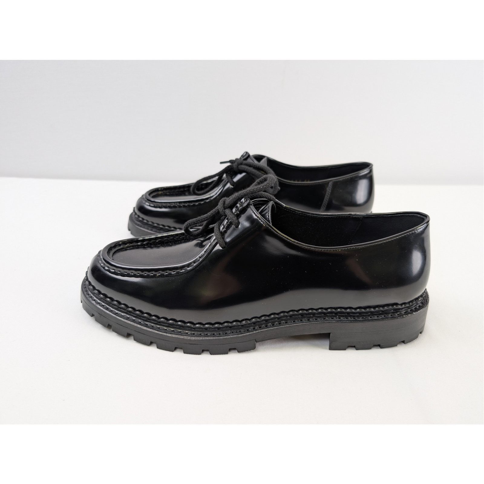 Saint Laurent Paris o1rshd1 Malo 20 Derby Shoe Boots in Black Size US 8 / EU 41 - 10 Thumbnail