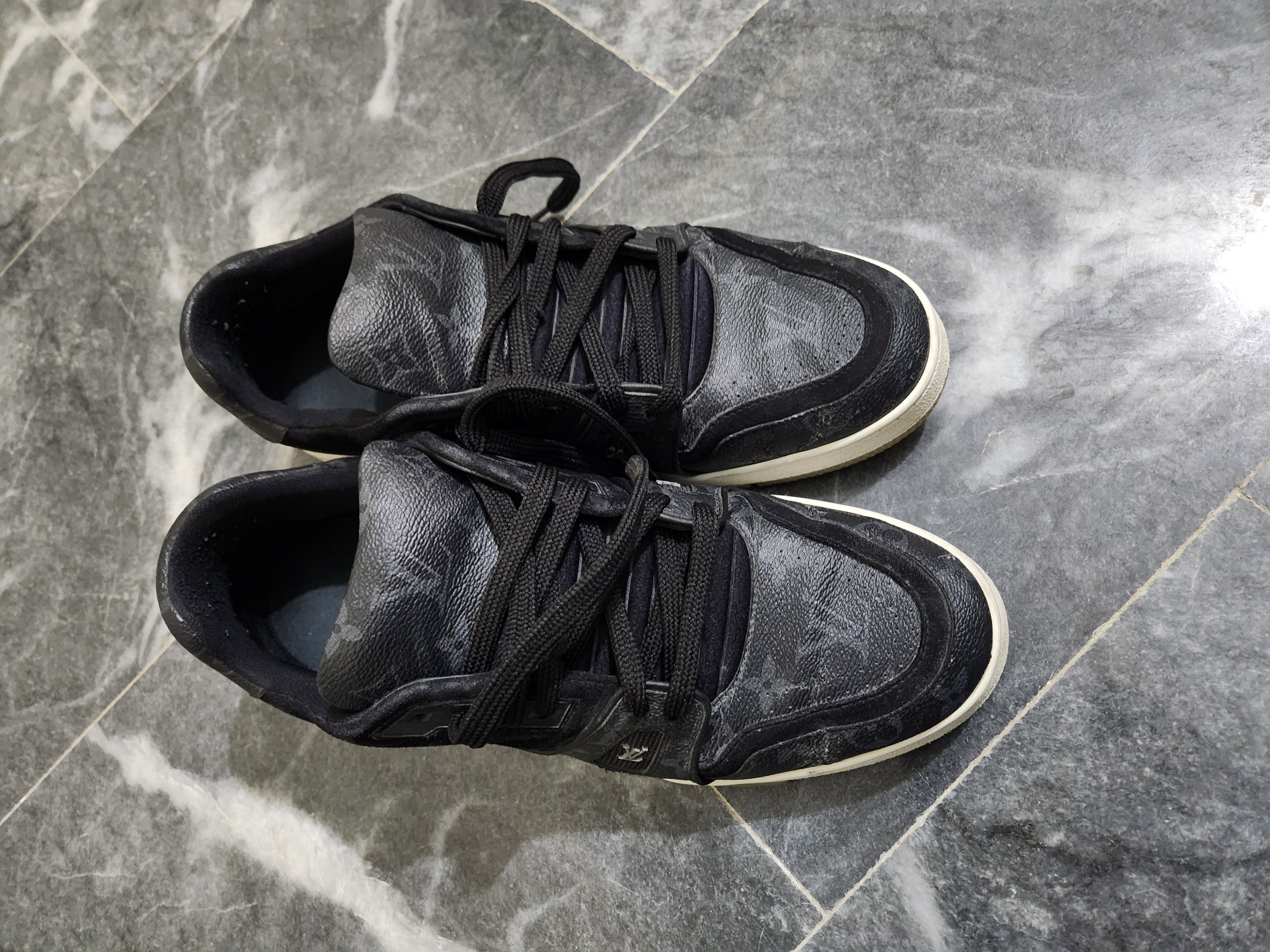 Louis Vuitton Louis Vuitton LV Trainer Sneakers – Black (Monogram Sole) Size US 8.5 / EU 41-42 - 8 Thumbnail