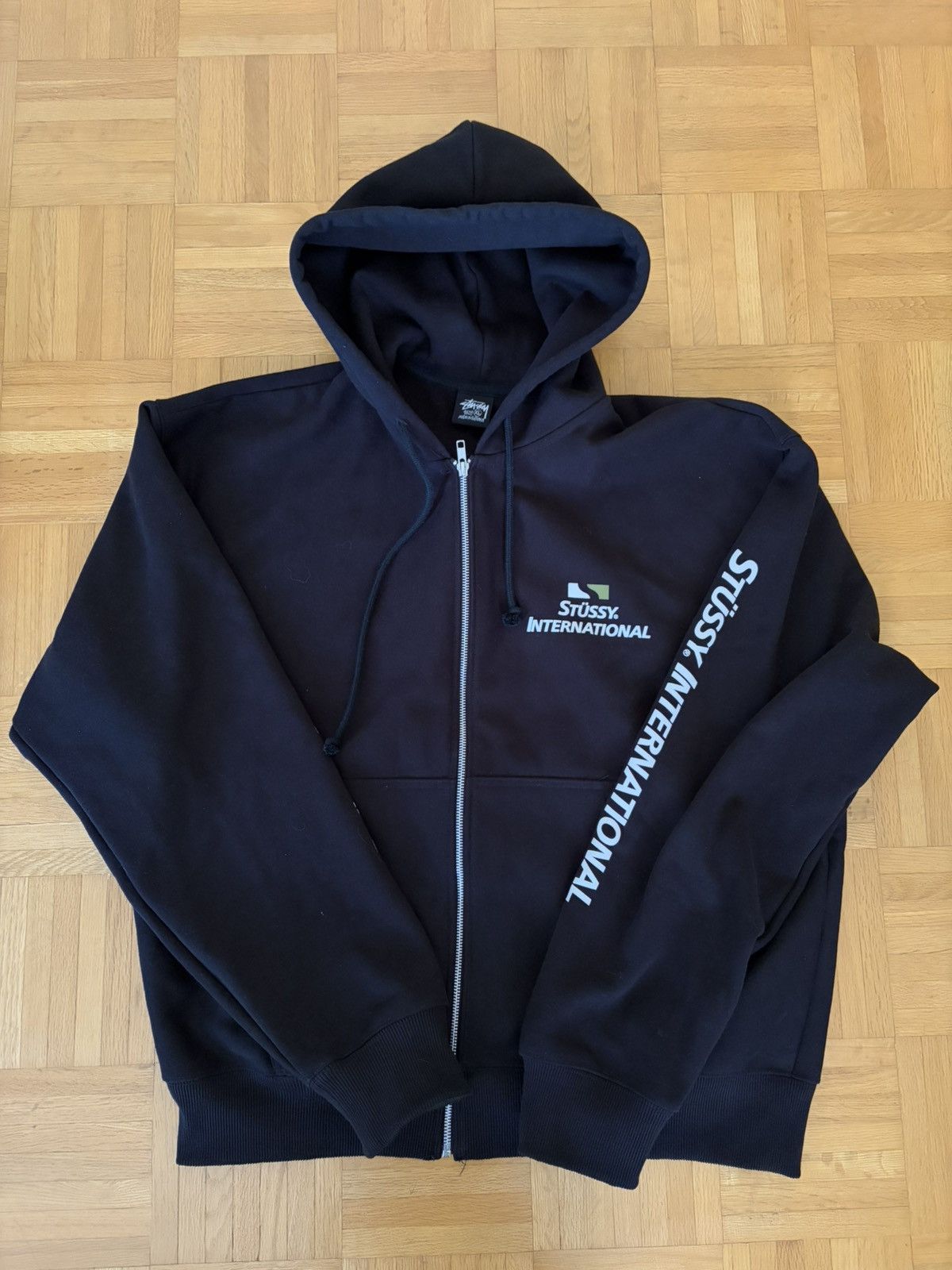 Stussy OSAKA ジップアップパーカー ネイビー XL Streetwear × Stussy Stussy Osaka Zip Up Hoodie | Grailed