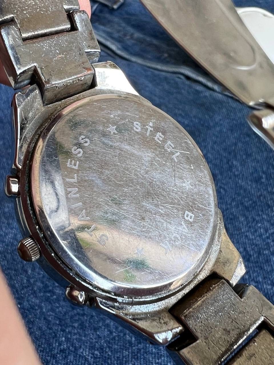 Vintage Futuristic Vintage Japan Watch - Stainless Steel Silver Blue Size ONE SIZE - 6 Thumbnail