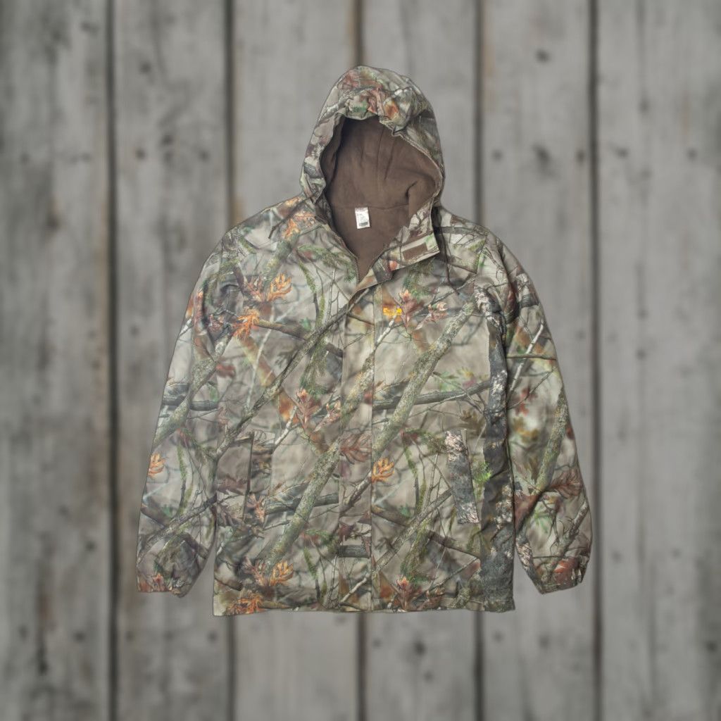 Vintage VINTAGE Solognac Insulated Decathlon Camo Winter Coat Shirt? Size US M / EU 48-50 / 2 - 1 Thumbnail