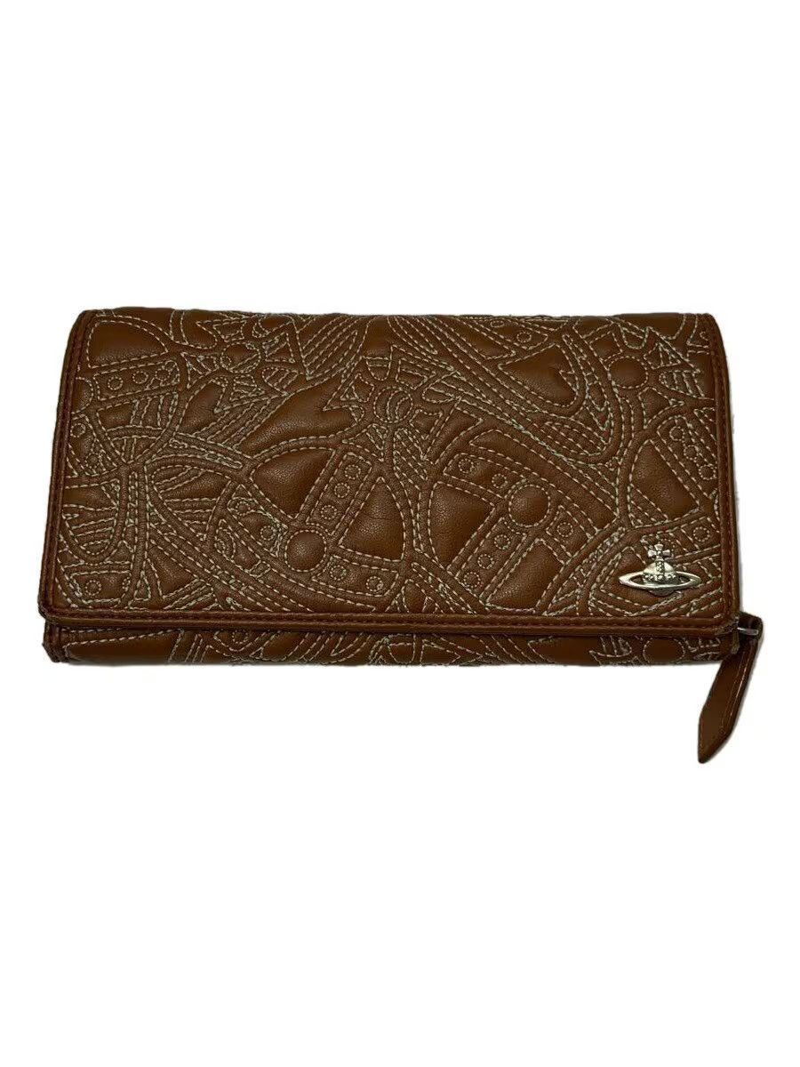 Vivienne Westwood Contrast Stitch Orb Leather Wallet Size ONE SIZE - 1 Thumbnail