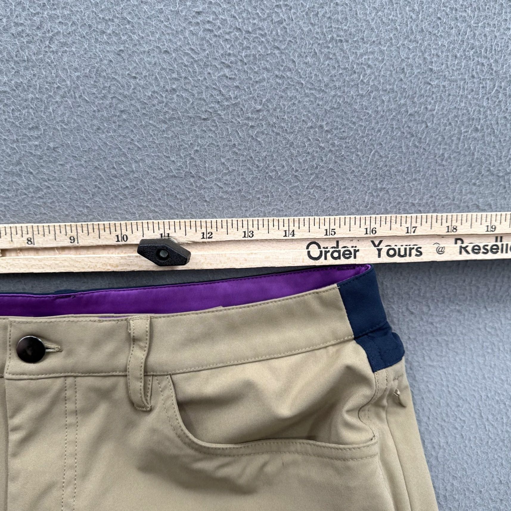 Vintage Birddogs Pants Mens 32x30 Khaki Slim Fit Stretch Casual Chino Golf Performance Size US 32 / EU 48 - 6 Thumbnail