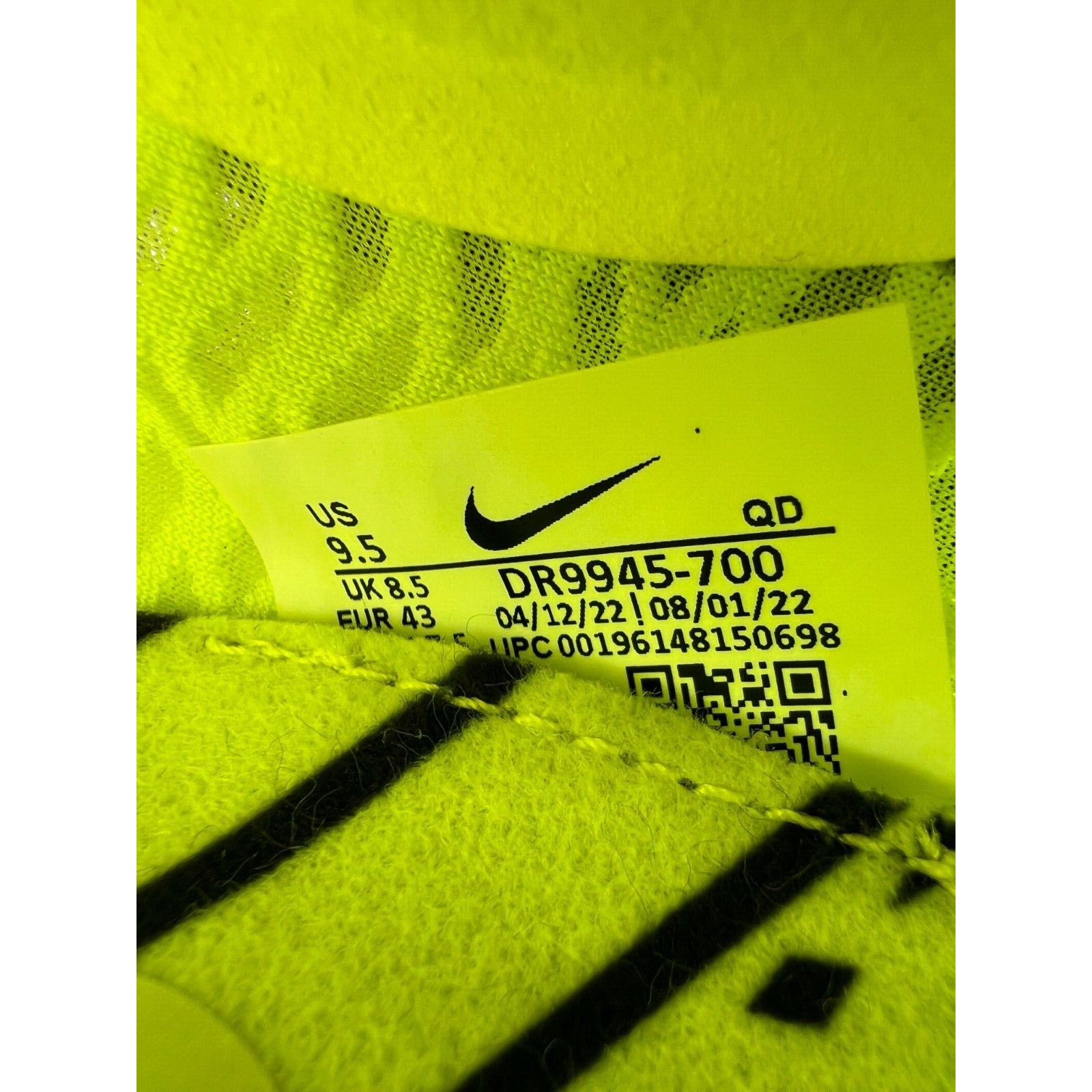 Nike Nike Zoom Mamba V Track Spikes Shoes Volt Green Men Size 9.5 Size US 9.5 / EU 42-43 - 3 Thumbnail