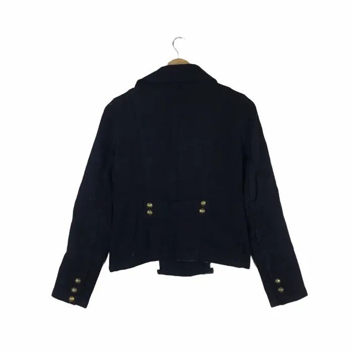 Japanese Brand Vtg JAPANESE DESIGNER Peacoat Jacket Blazer Sport Coat Size M / US 6-8 / IT 42-44 - 2 Thumbnail