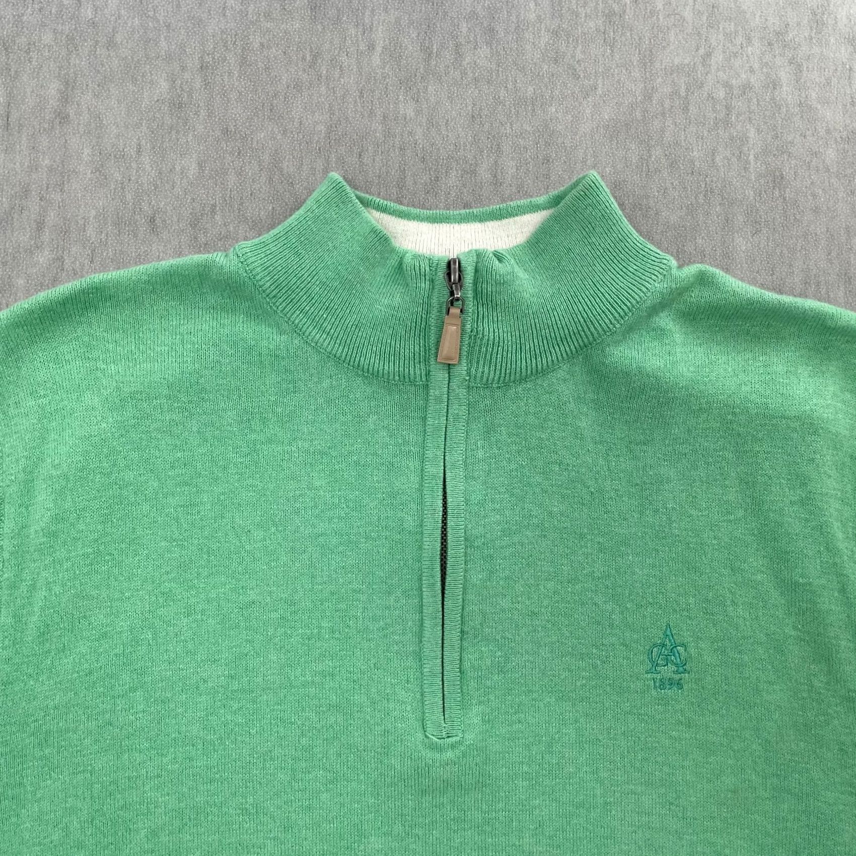 Peter Millar Peter Millar Sweater Vest Adult Large Green 1/4 Zip Aronimink Golf Club 1896 Men Size US L / EU 52-54 / 3 - 2 Thumbnail
