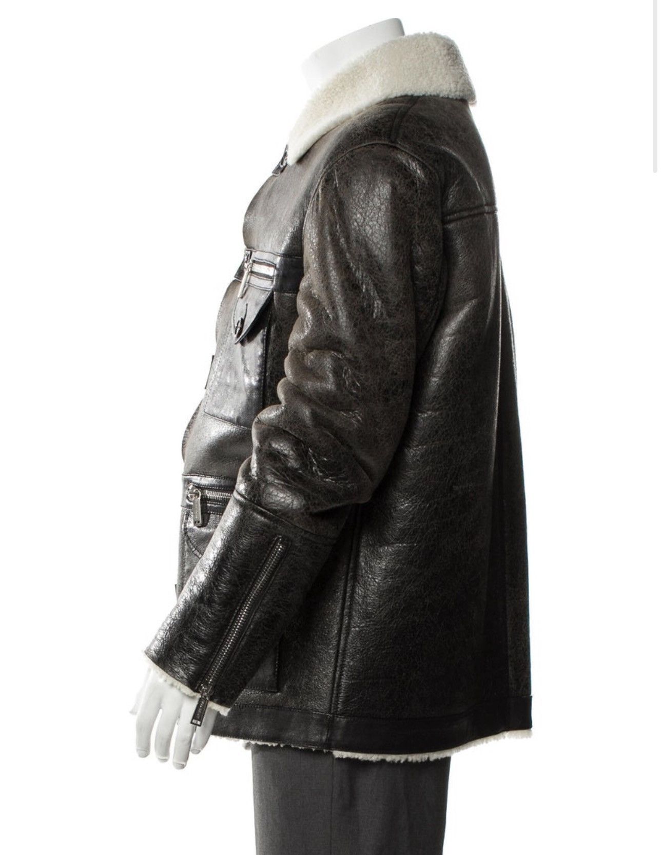 Dsquared2 Dsquared2 Lamb Leather Utility Jacket Size US L / EU 52-54 / 3 - 2 Thumbnail