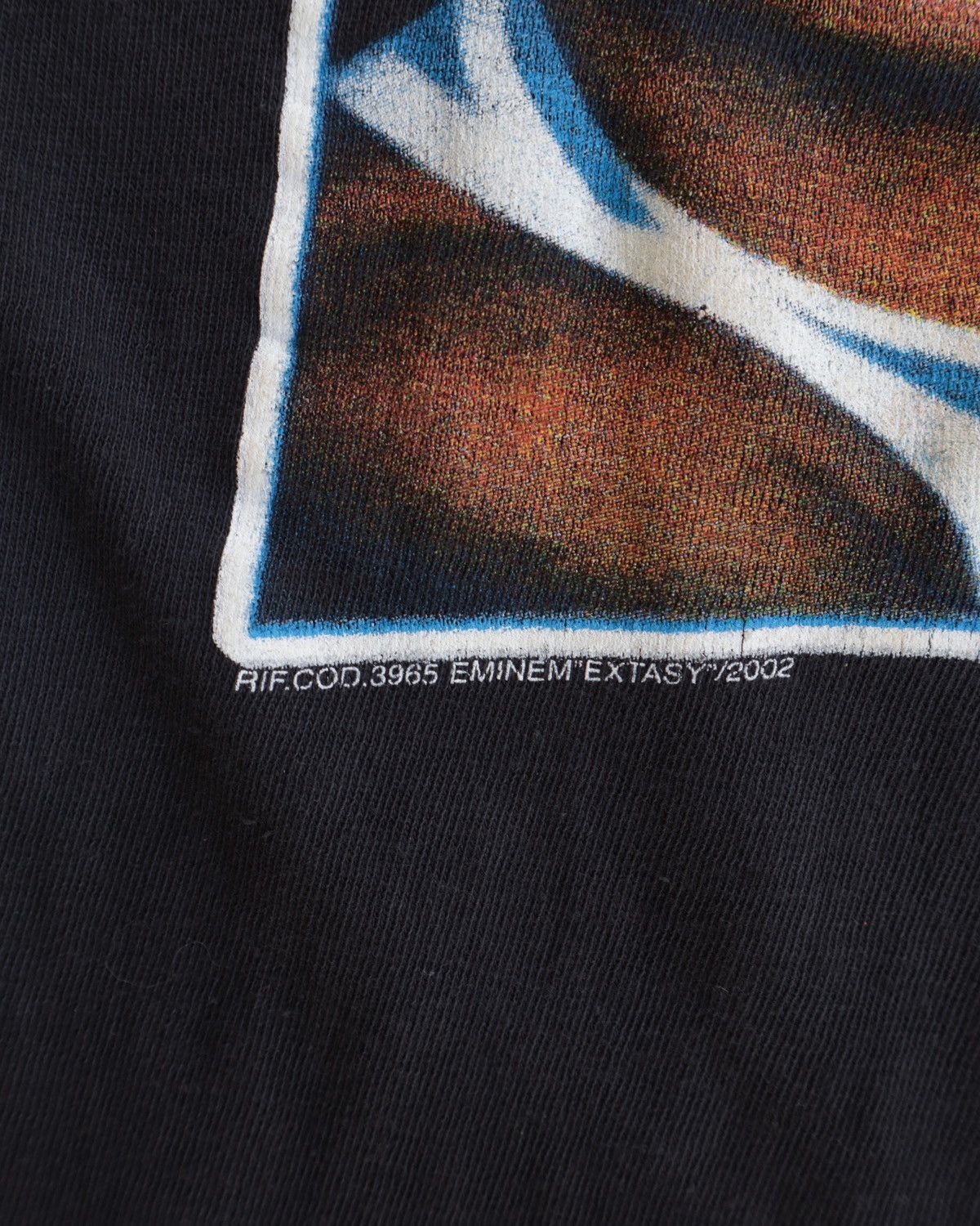 Vintage Vintage Eminem Tour Extasy Archive Grail Rap Black Tee Shirt Size US XXL / EU 58 / 5 - 3 Thumbnail