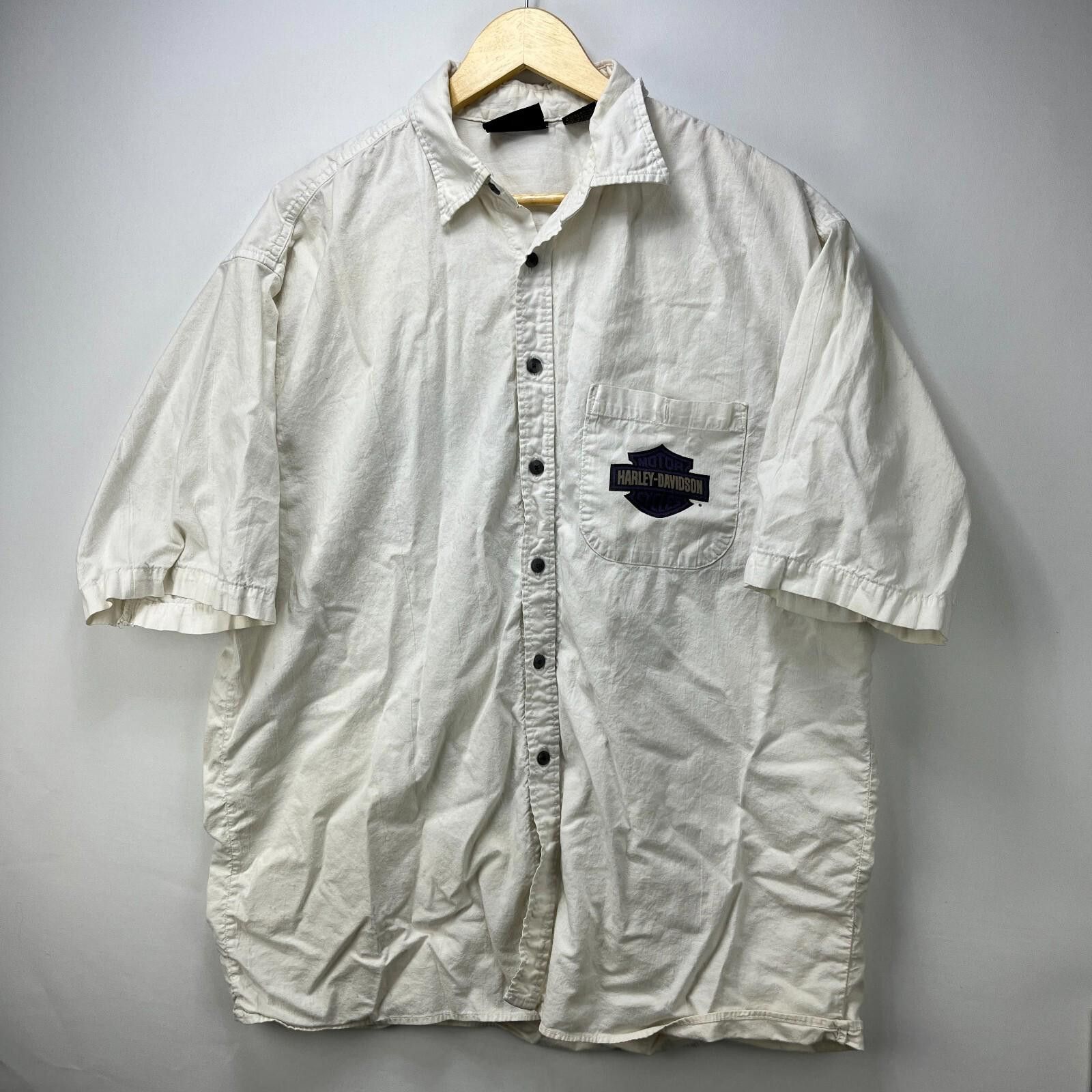 Harley Davidson Vintage '90s Harley-Davidson Eagle Button-Up Shirt XL Size US XL / EU 56 / 4 - 1 Thumbnail