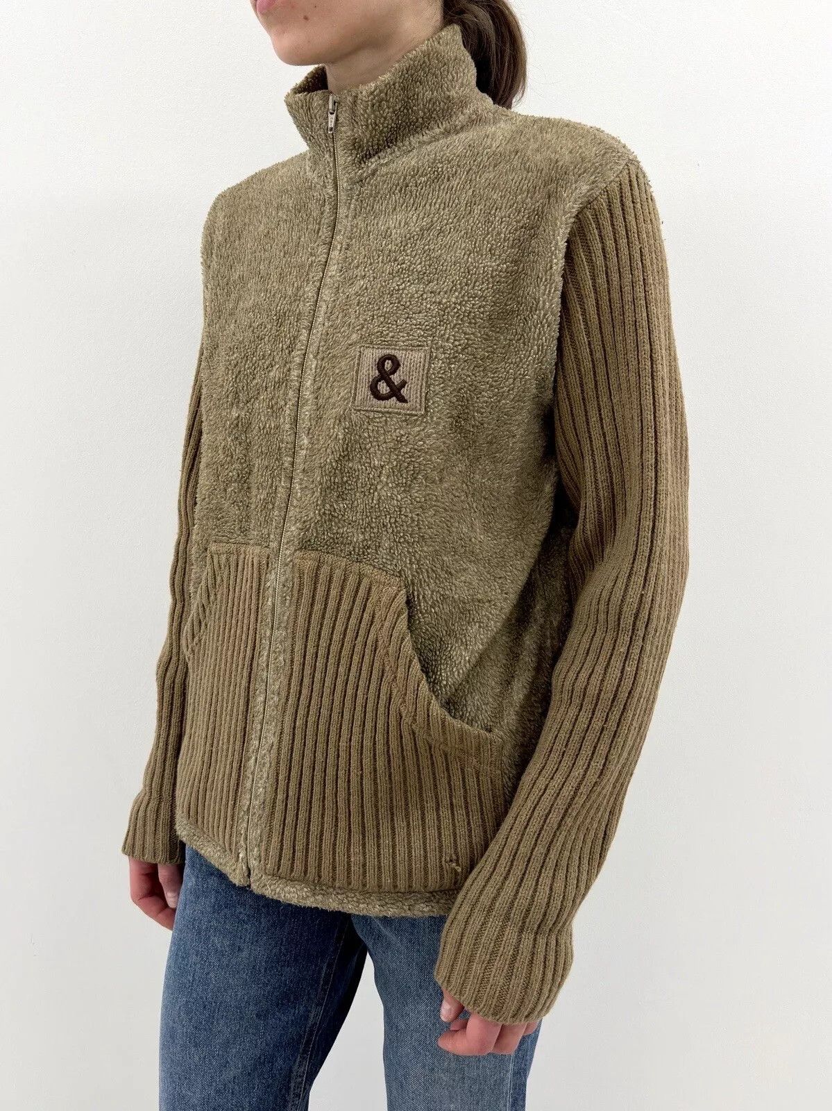 Dolce & Gabbana × Vintage VINTAGE 2000s DOLCE GABBANA DG WOMENS FLEECE SWEATER ZIP Size M / US 6-8 / IT 42-44 - 2 Thumbnail