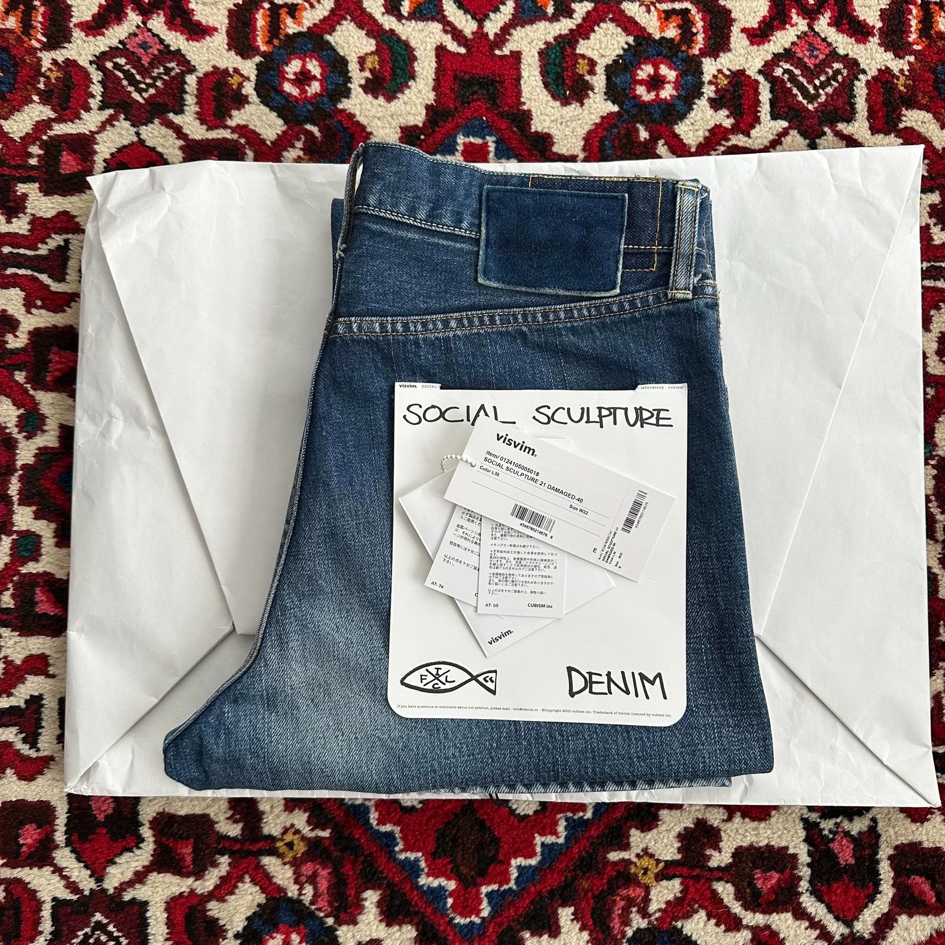Visvim visvim 24ss 21D40 Washed Jeans W32L30 Size US 32 / EU 48 - 9 Thumbnail