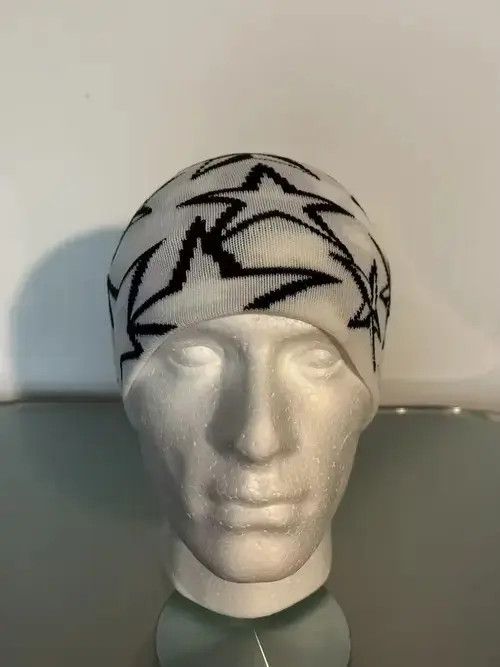 Other Y2K Star Beanie (white) Size ONE SIZE - 2 Thumbnail