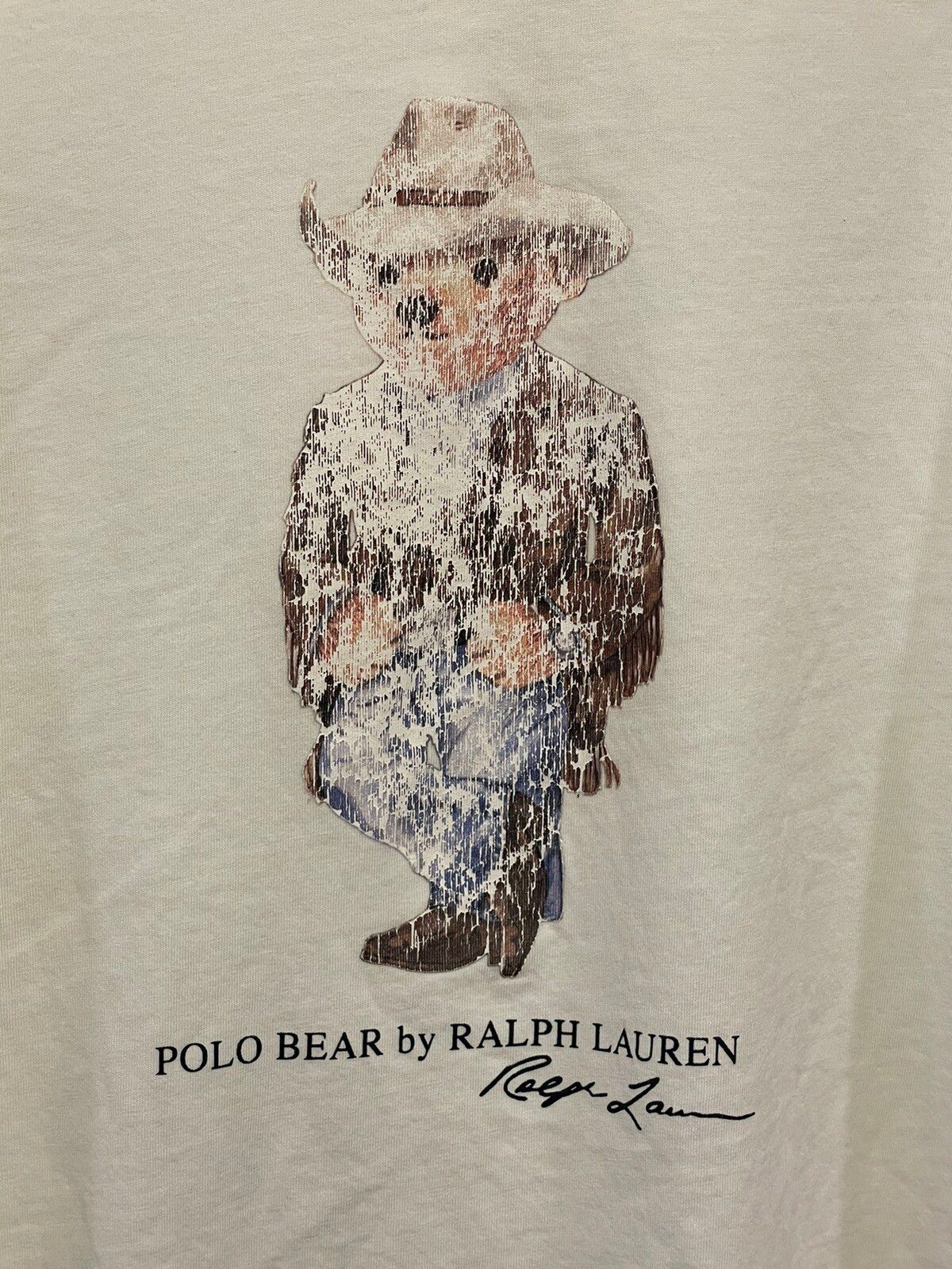 Ralph Lauren Polo Cowboy Bear Long Sleeve Size US L / EU 52-54 / 3 - 2 Preview