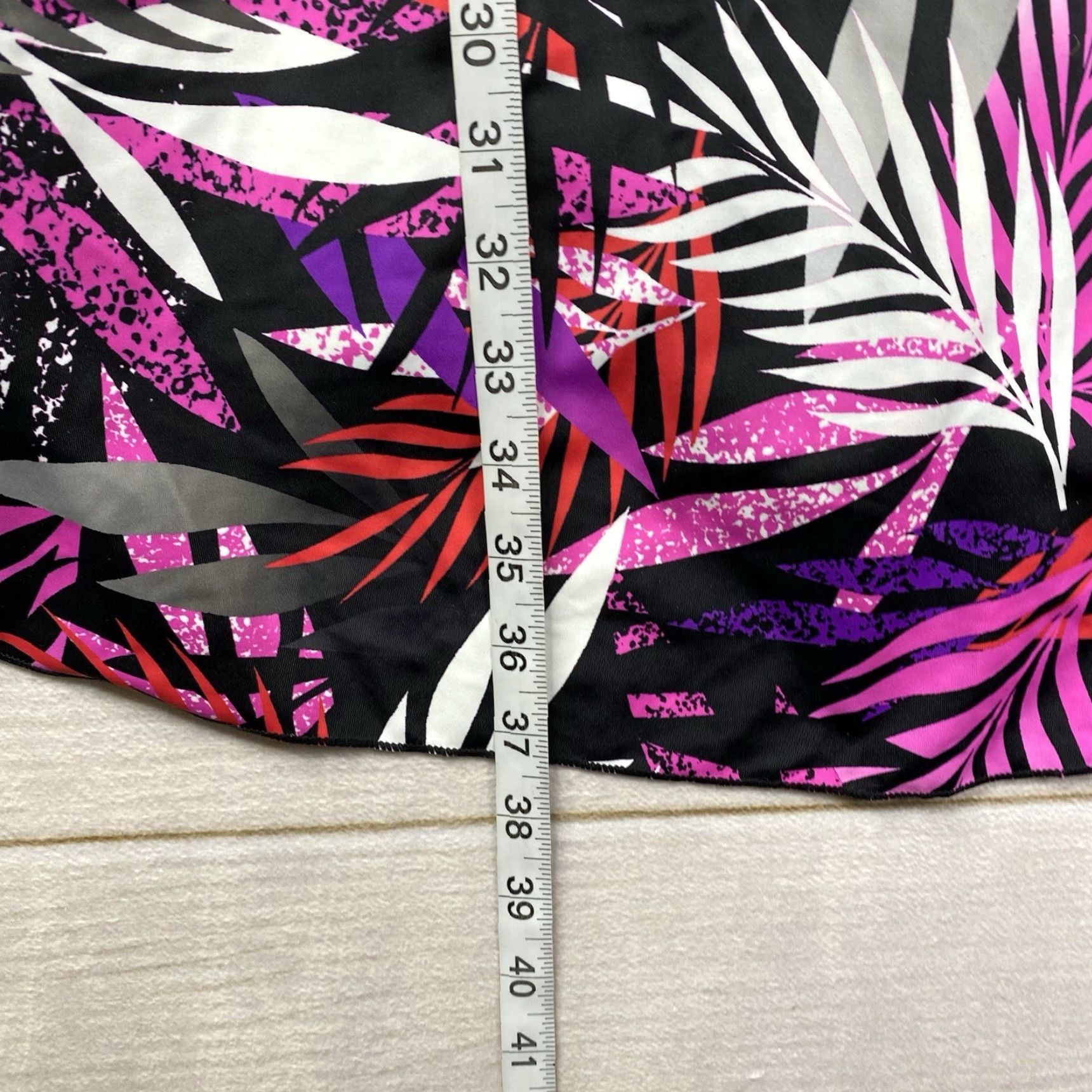 Vintage VINTAGE SwimsuitsForAll Women Swimsuit 34 Pink Palm Leaves Floral Swimsuit Dress NWT Plus Size Beach Womens Size XXS / US 00 / IT 34 - 6 Thumbnail
