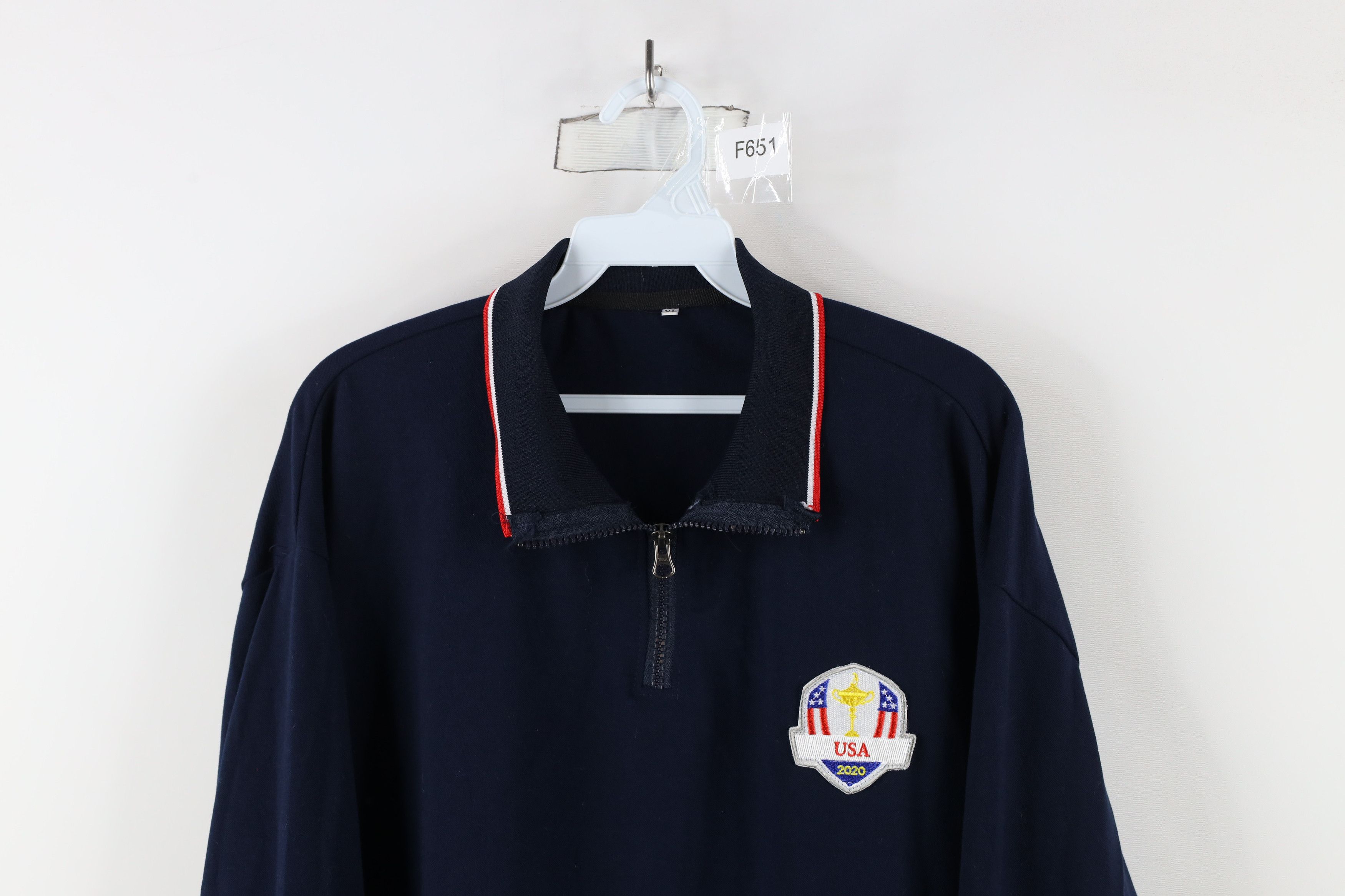 Vintage Team USA Golf Half Zip Pullover Golfing Sweater Top Jacket Size US XL / EU 56 / 4 - 2 Thumbnail