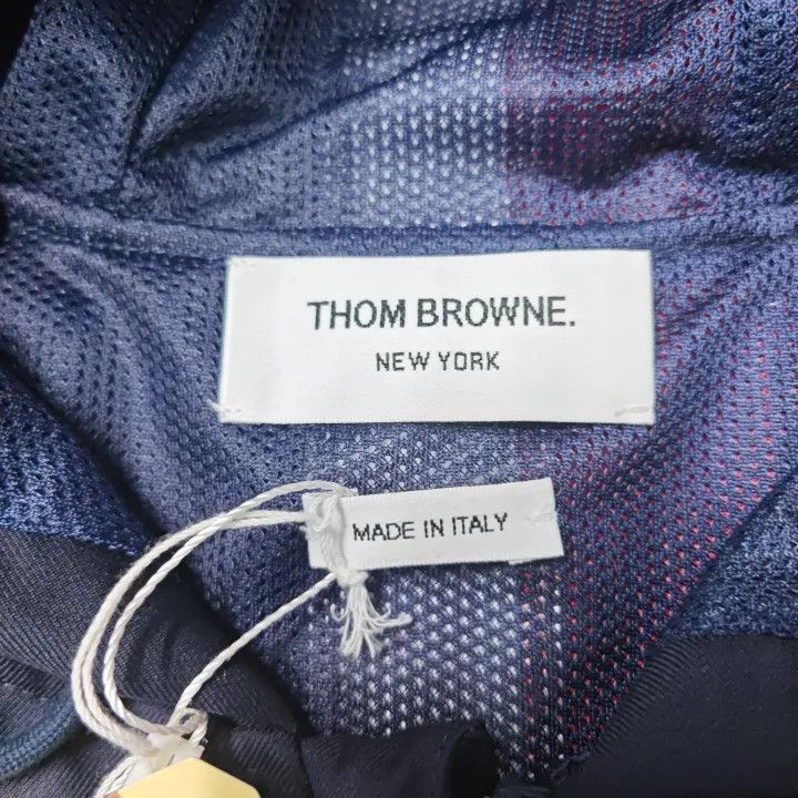 Thom Browne Thom Browne Navy Hooded Zip Jacket -2507 Size US M / EU 48-50 / 2 - 4 Thumbnail