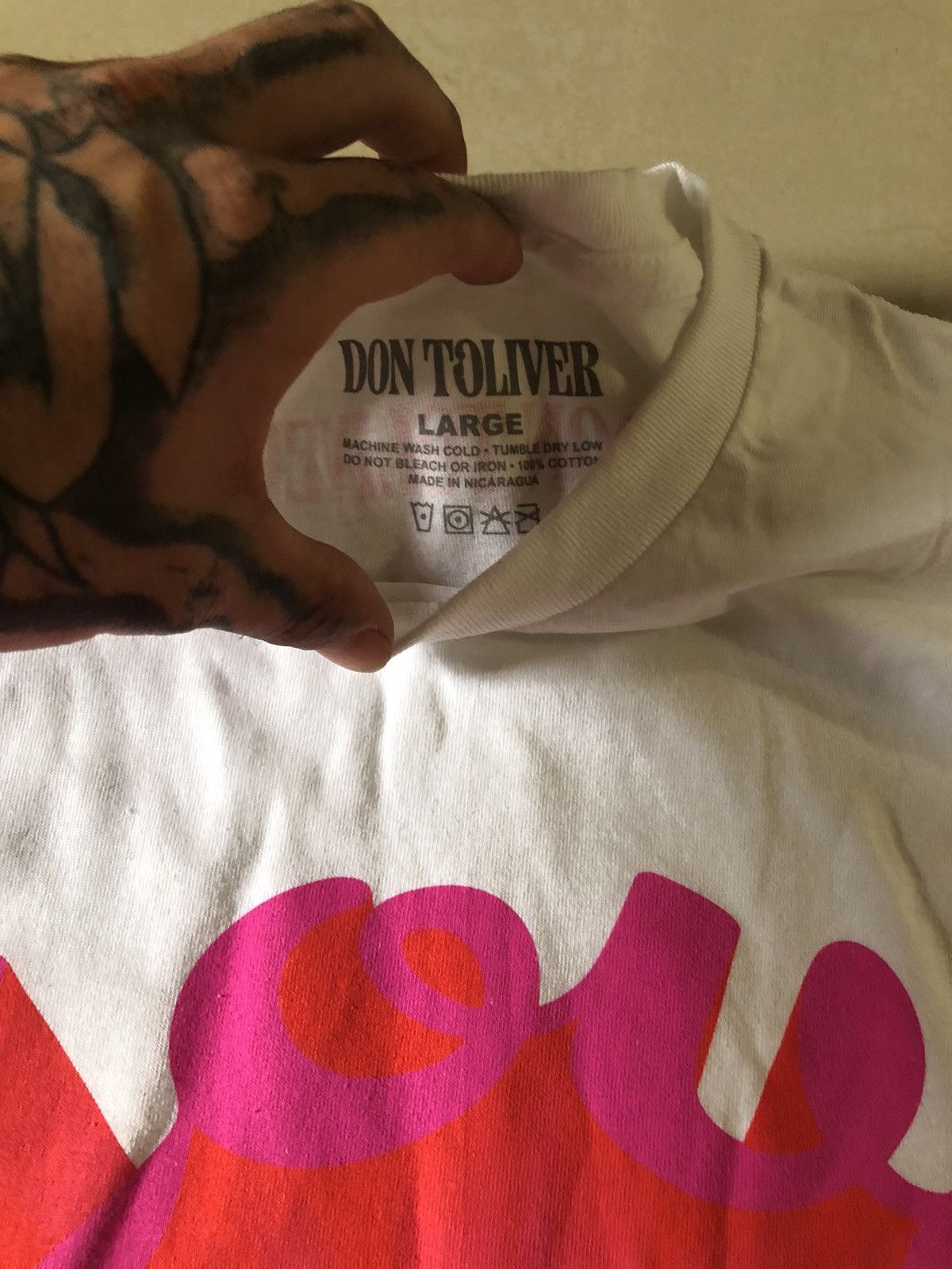 Designer Don Toliver Love Sick Tour T-Shirt Size US L / EU 52-54 / 3 - 2 Thumbnail