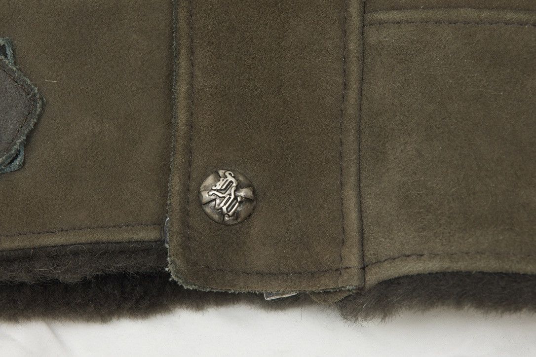 Versace Versace suede shearling bomber jacket Size US L / EU 52-54 / 3 - 8 Thumbnail