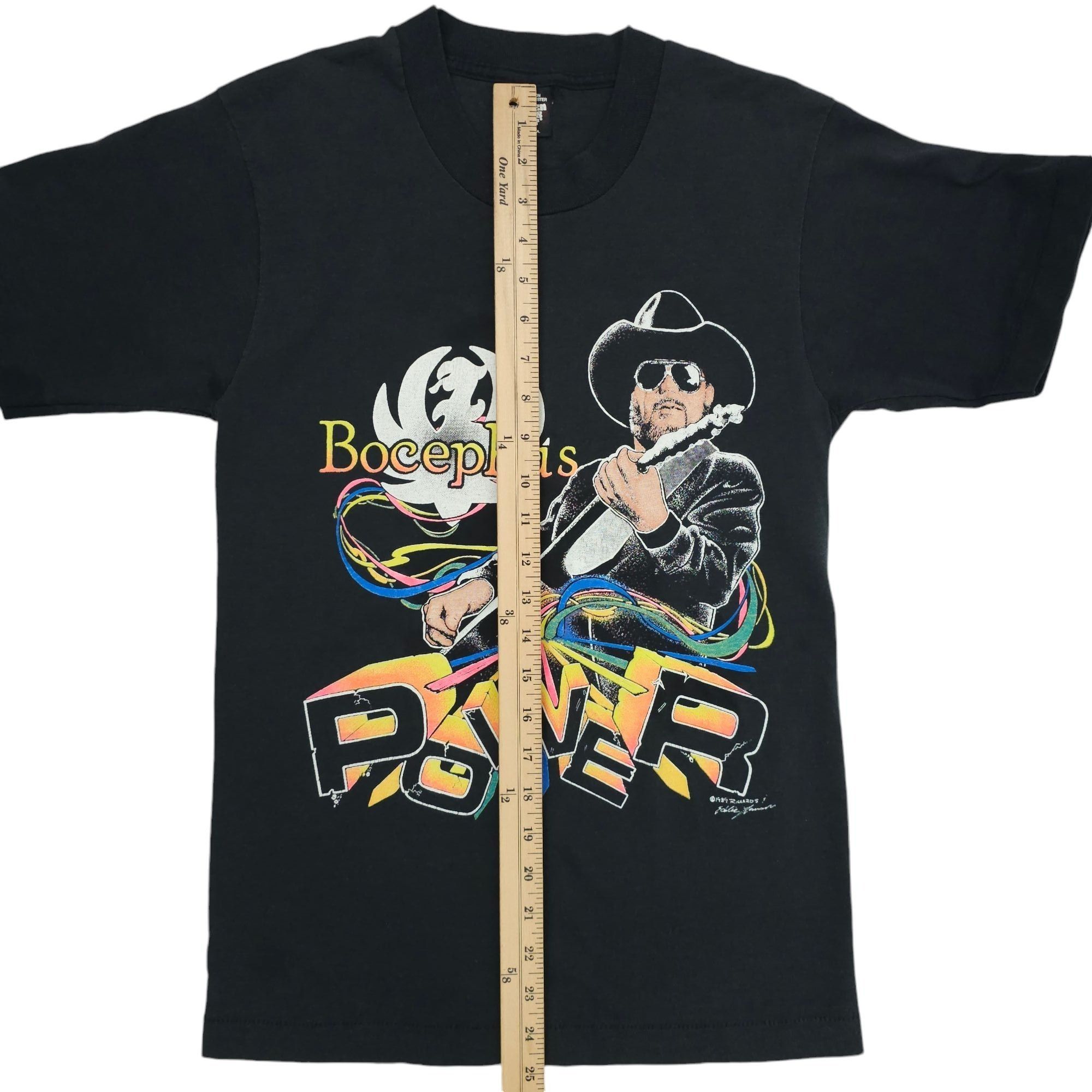 Other Bocephus Power Double Sided T Shirt Adult S 1989 Screen Star Size US S / EU 44-46 / 1 - 8 Thumbnail