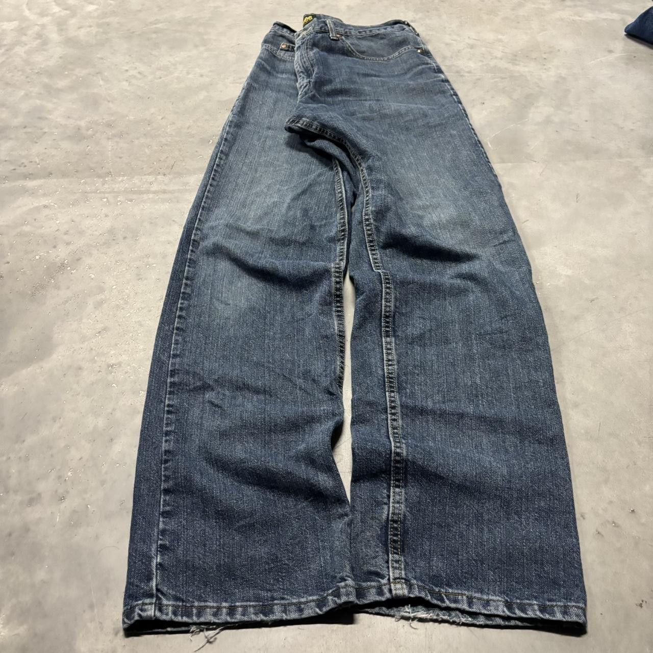 Japanese Brand × Vintage Crazy Vintage Y2K/2000s Grunge Dark Wash Essential Denim Jeans! Size US 36 / EU 52 - 3 Thumbnail