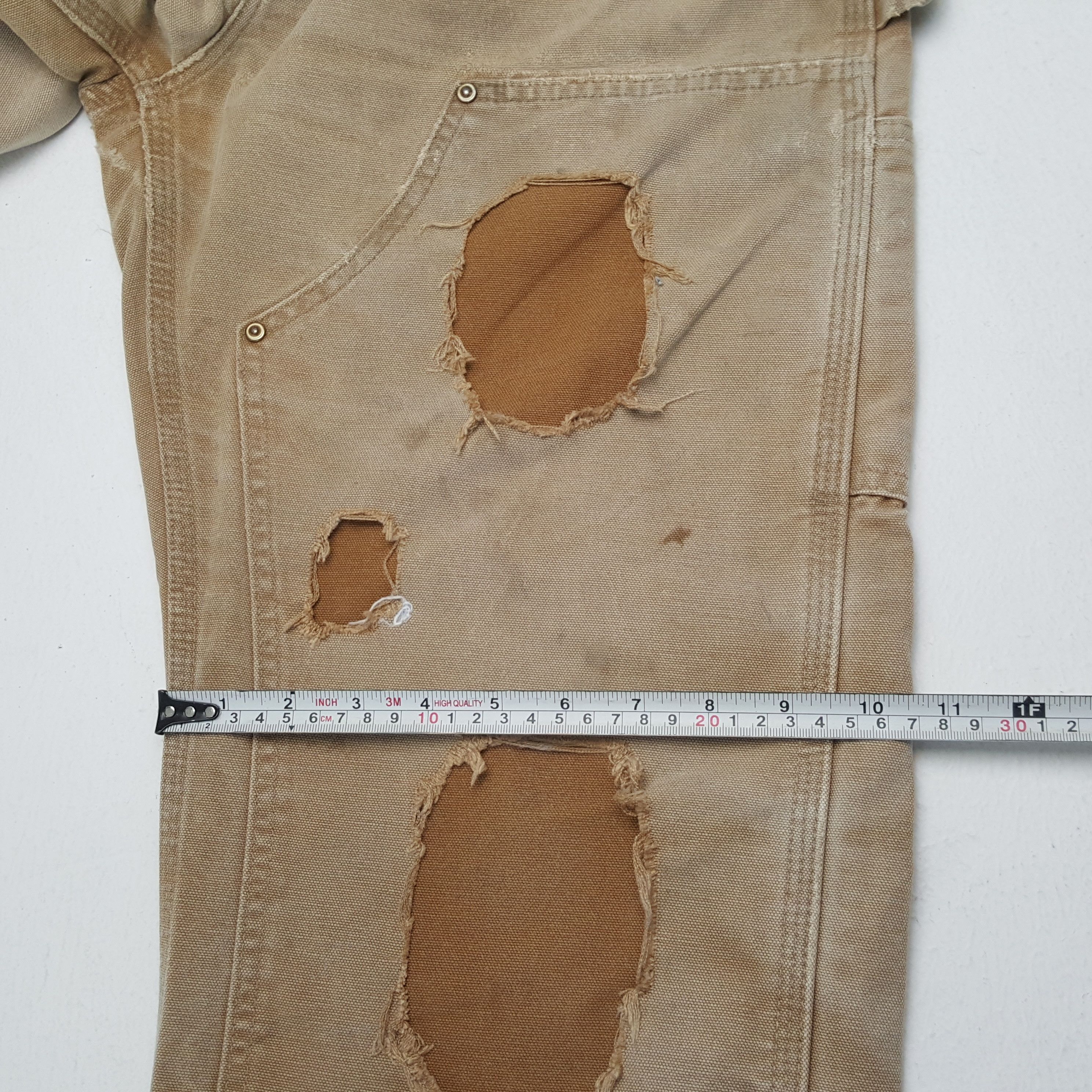 Carhartt × Vintage CARHARTT Workwear Style Carpenter Pants Distressed Size US 32 / EU 48 - 10 Thumbnail