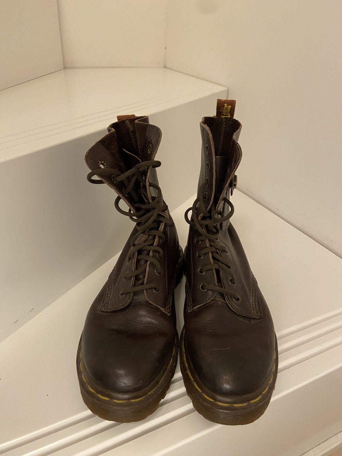 Dr. Martens × Vintage Dr. Martens 1490 10 eye boots | Grailed
