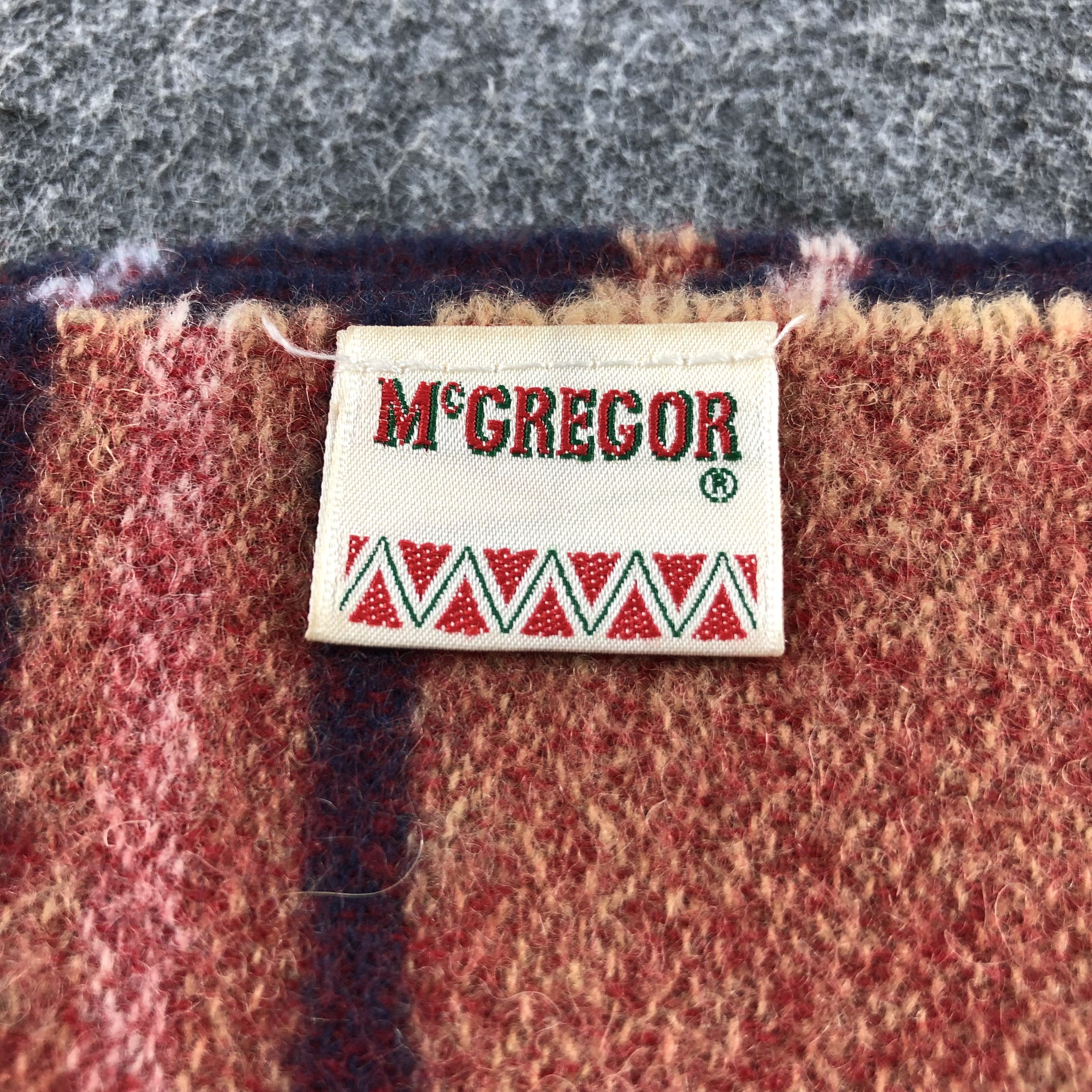 McGregor McGregor Tartan Wool Scarf Muffler Wool V987 Size ONE SIZE - 4 Thumbnail
