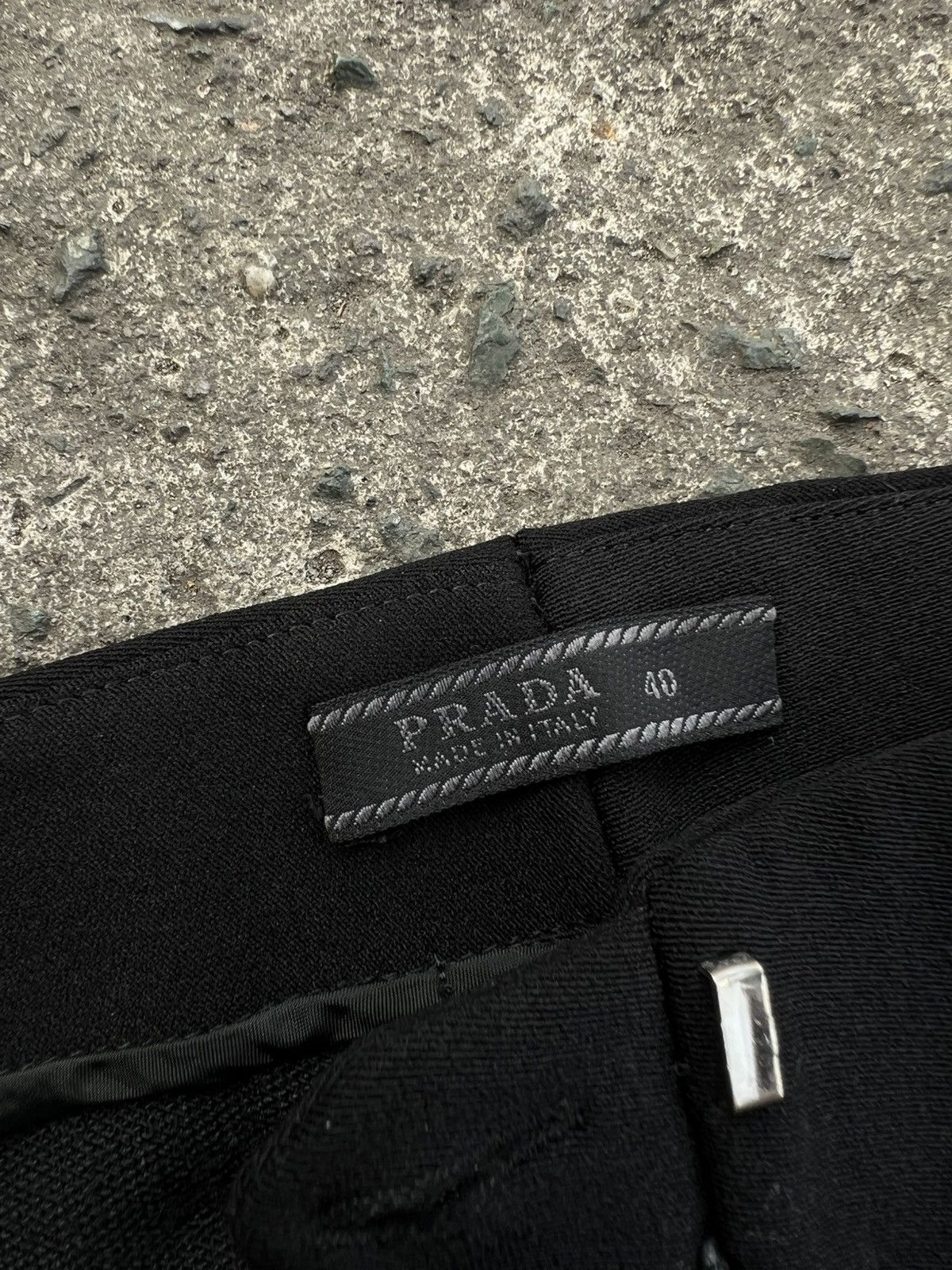 Prada Prada 1999 - Techno Stretch Minimalist - Trousers - Size 27" / US 4 / IT 40 - 9 Thumbnail