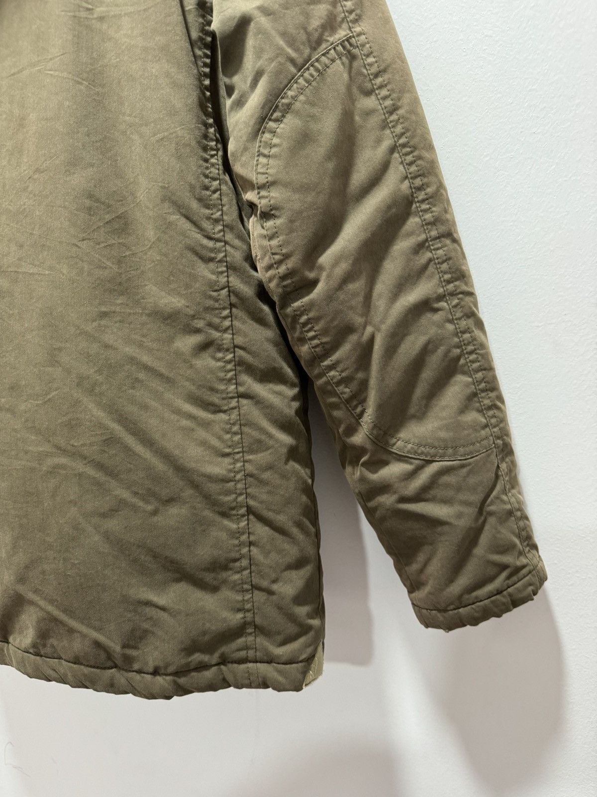 If Six Was Nine × Le Grande Bleu (L.G.B.) × Vintage VINTAGE FUR HOODIE LINED CAMO SUN FADED JACKET Size M / US 6-8 / IT 42-44 - 11 Thumbnail