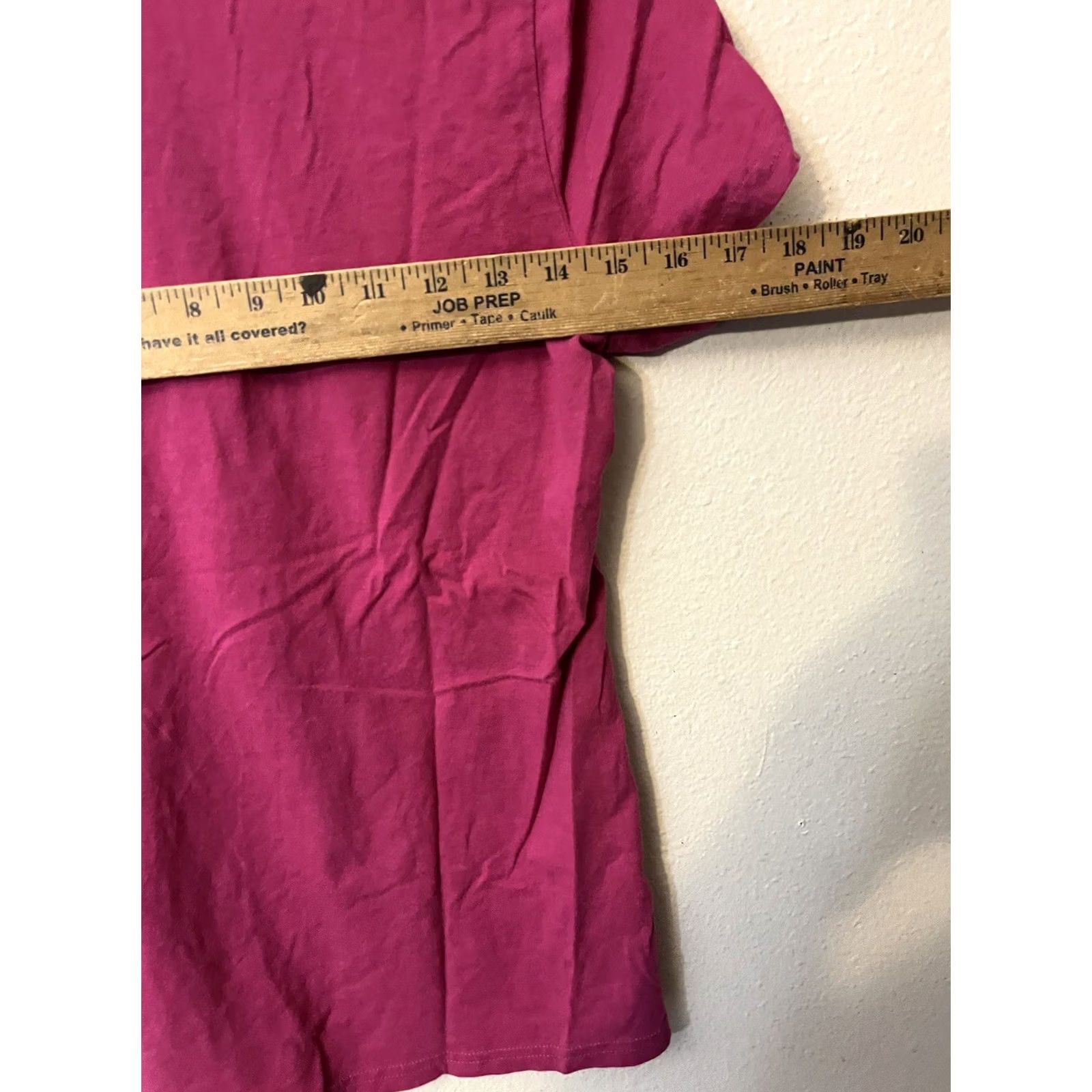 Croft & Barrow Croft & Barrow Pink Button Embroidered Henley T-Shirt Short Sleeve Size M Women Size M / US 6-8 / IT 42-44 - 4 Thumbnail