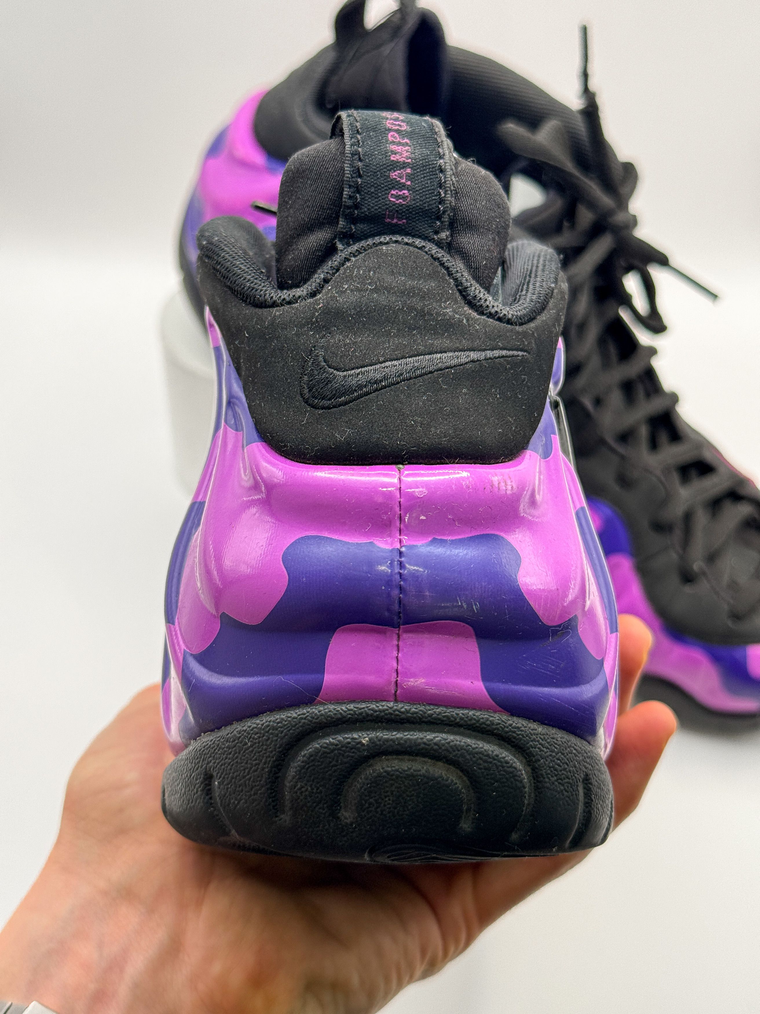 Nike Nike Air Foamposite Pro "Purple Camo" Hyper Violet 2019 Size US 10.5 / EU 43-44 - 10 Thumbnail