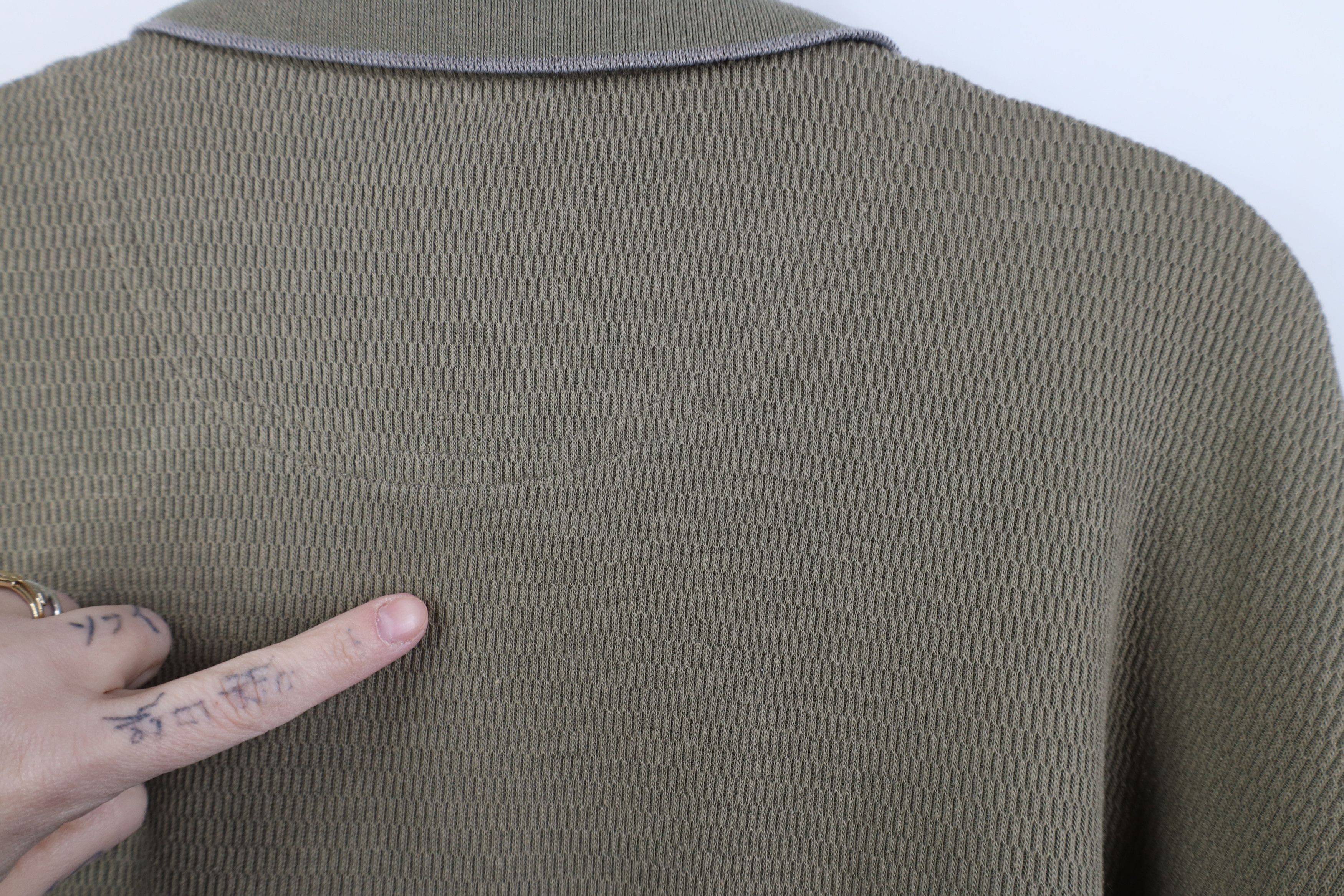 Vintage Vintage 90s Streetwear Thermal Knit Long Sleeve Rugby Polo Size US XL / EU 56 / 4 - 10 Thumbnail