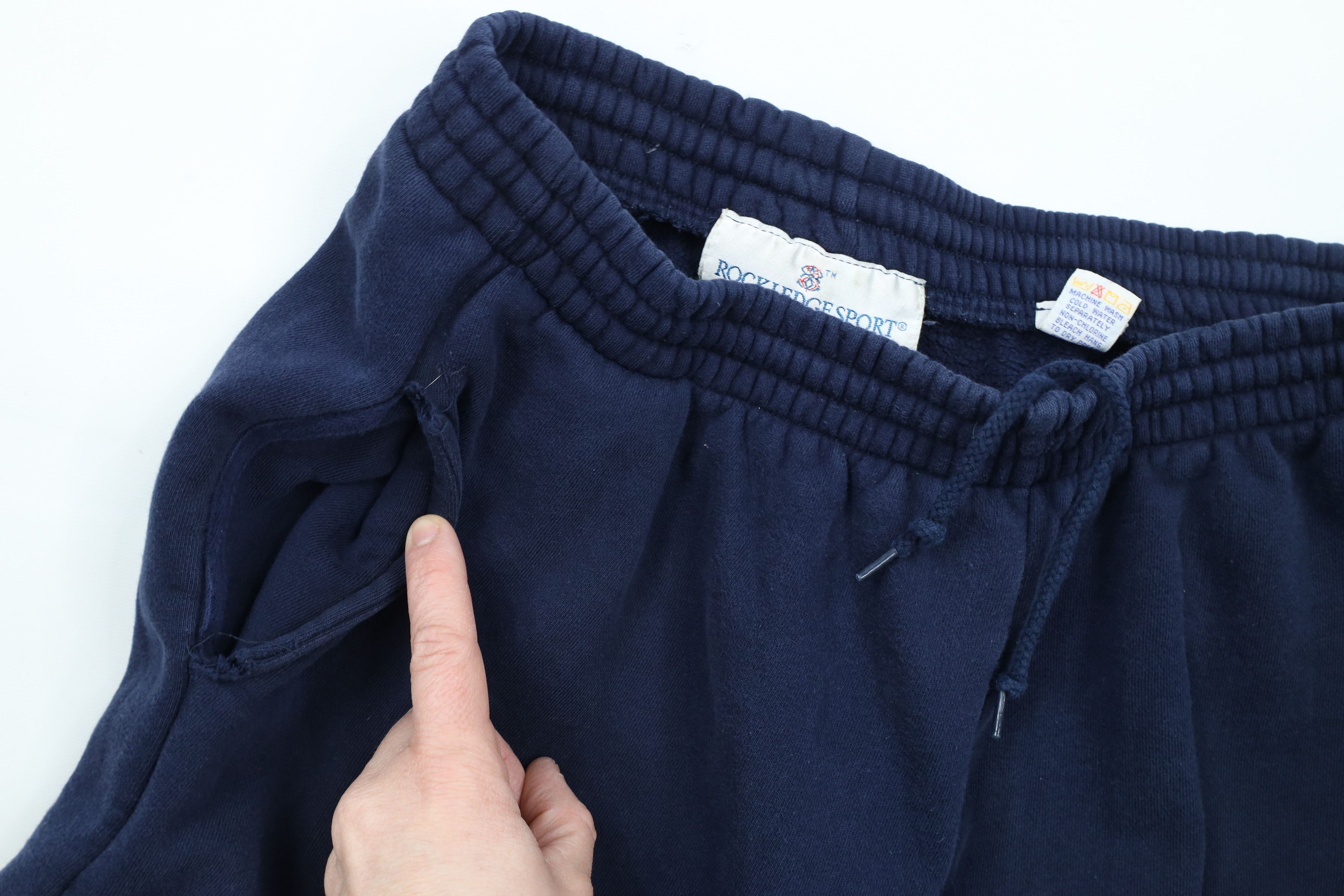 Vintage Vintage 90s Streetwear Blank Tapered Leg Sweatpants Pants Size US 36 / EU 52 - 8 Thumbnail