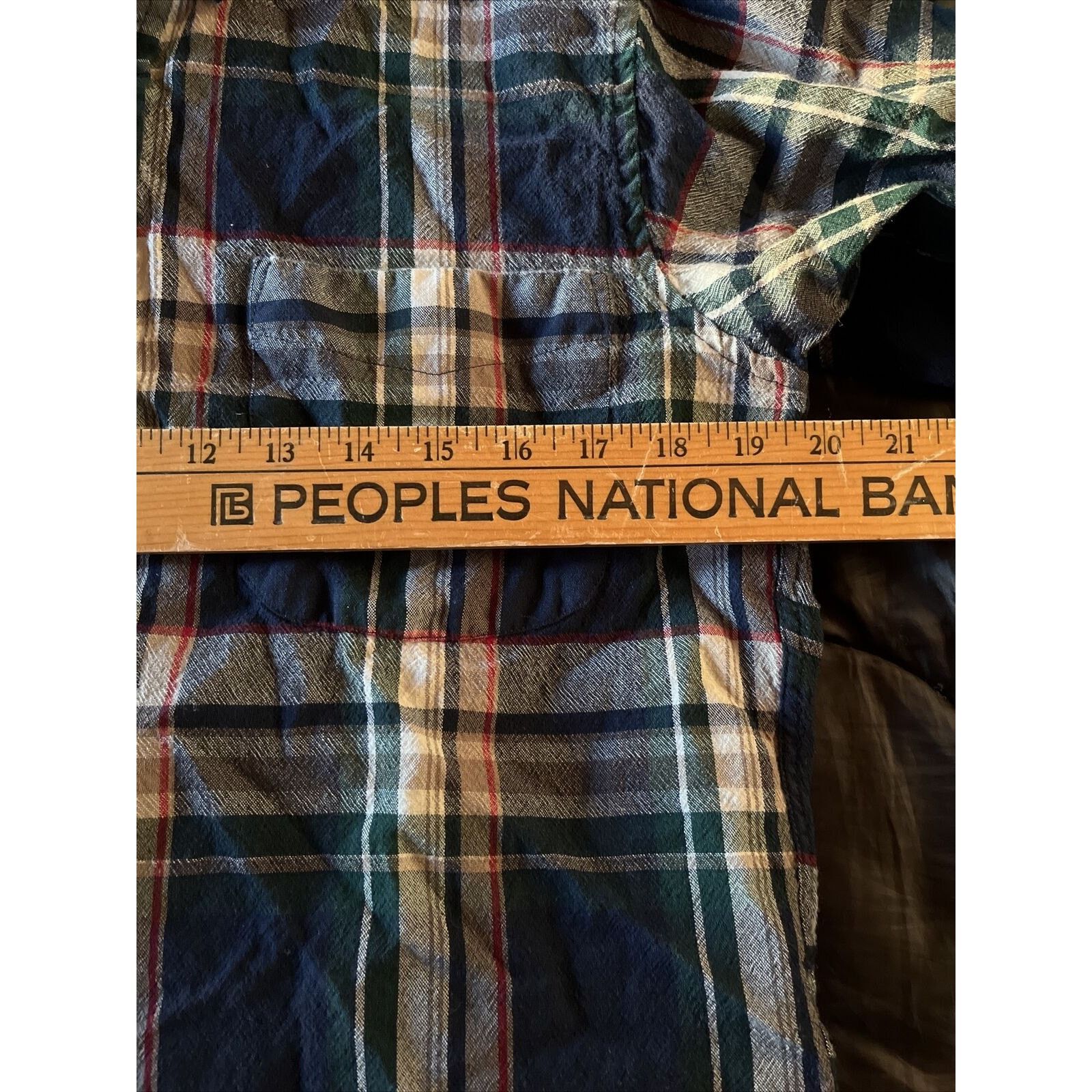 Pendleton Pendleton Sir Men’s M Green Plaid LS Wool Shirt *shrunk* Size US M / EU 48-50 / 2 - 13 Thumbnail