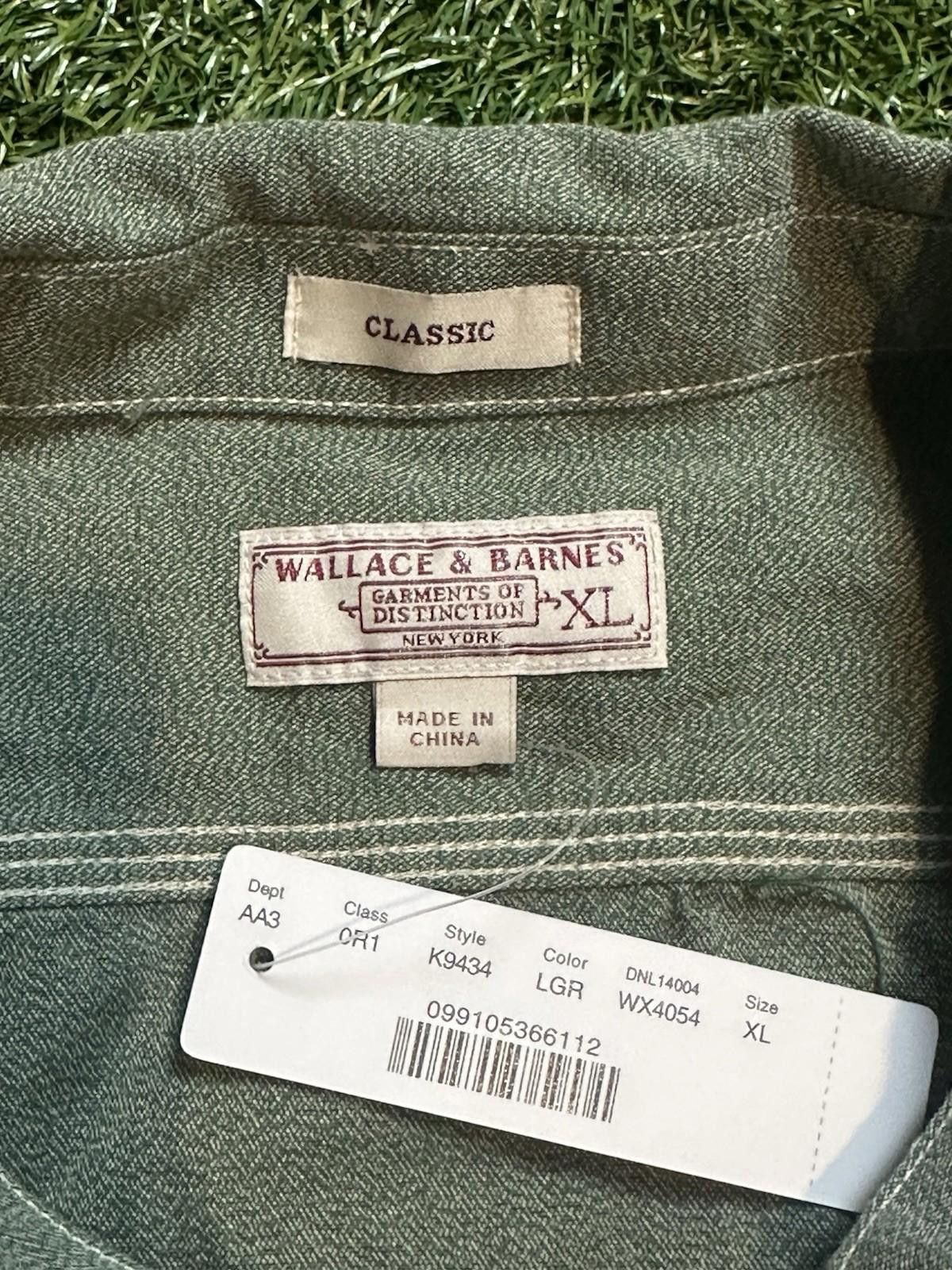 Wallace & Barnes J CREW WALLACE & BARNES MENS BUTTON UP size LARGE Size US L / EU 52-54 / 3 - 4 Thumbnail