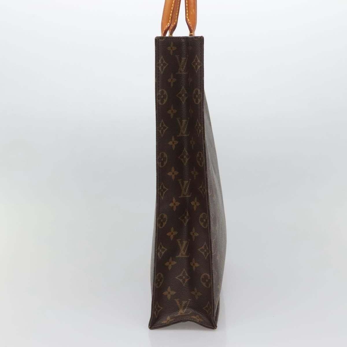 Louis Vuitton LOUIS VUITTON Monogram Sac Plat Hand Bag M51140 Size ONE SIZE - 4 Thumbnail