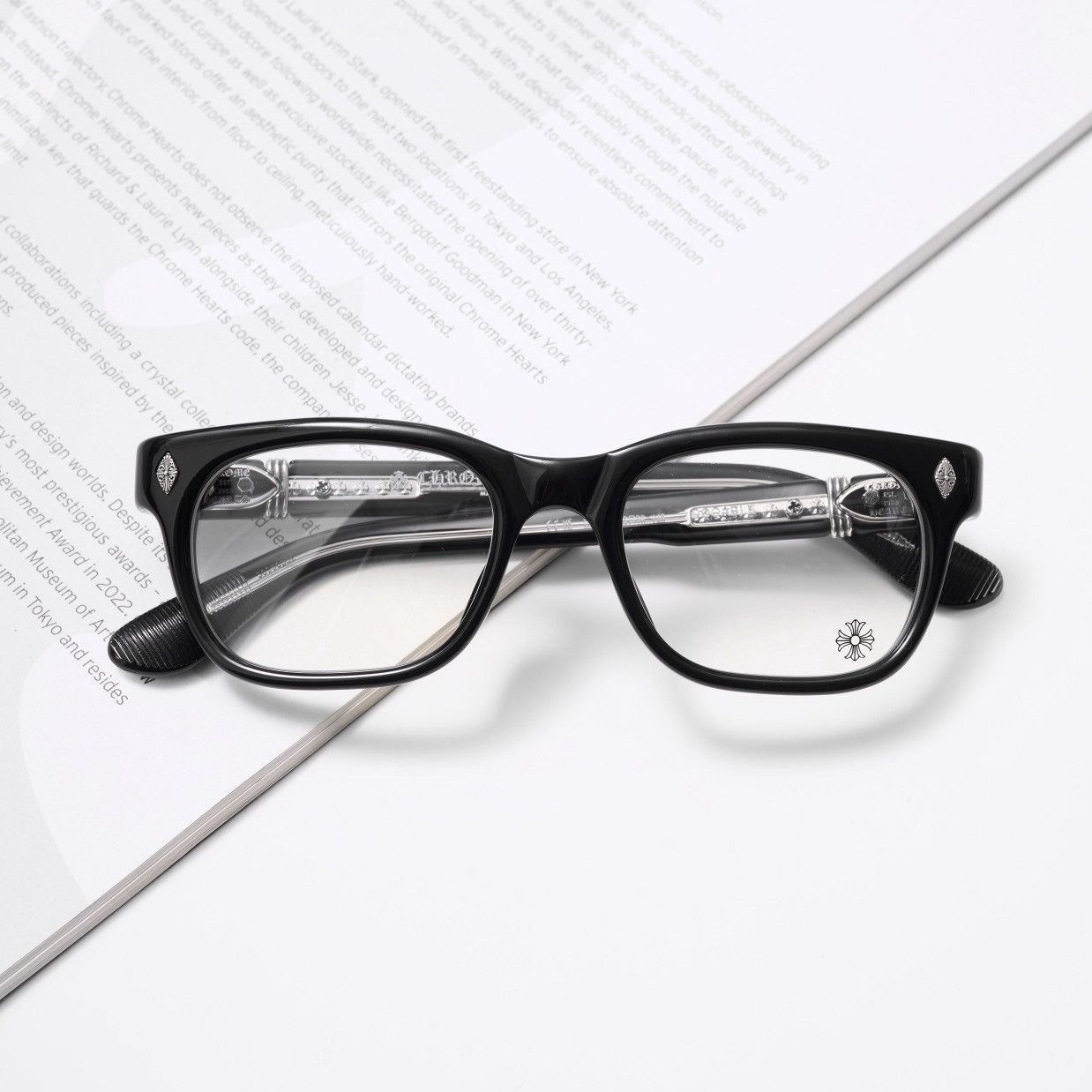 Chrome Hearts CHROME HEARTS DOOABLE BLACK GLASSES Size ONE SIZE - 6 Thumbnail