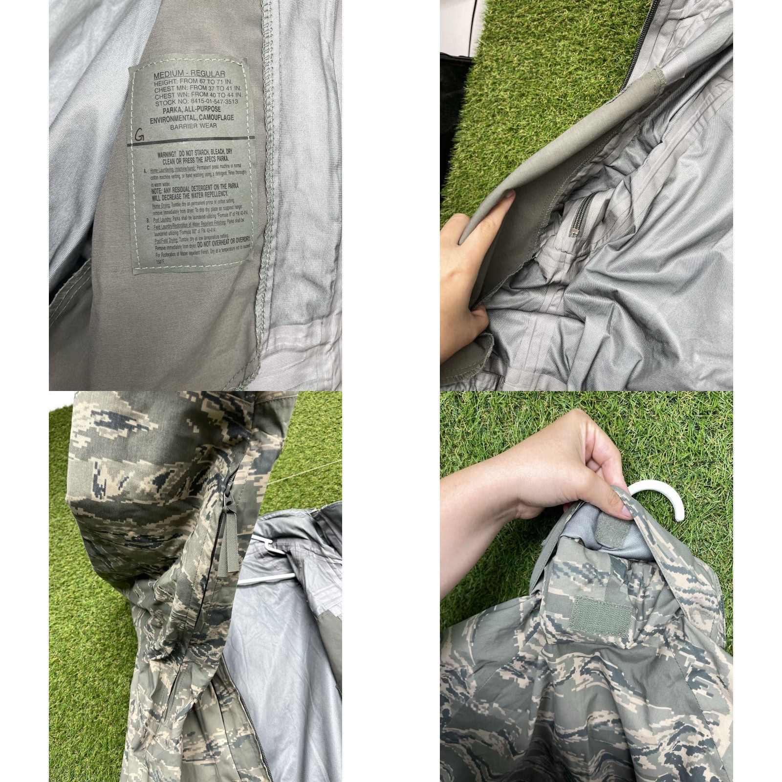 Vintage VINTAGE Military Jacket Mens Medium Gore-Tex Environmental Camo All Purpose Parka Coat Size US M / EU 48-50 / 2 - 9 Thumbnail
