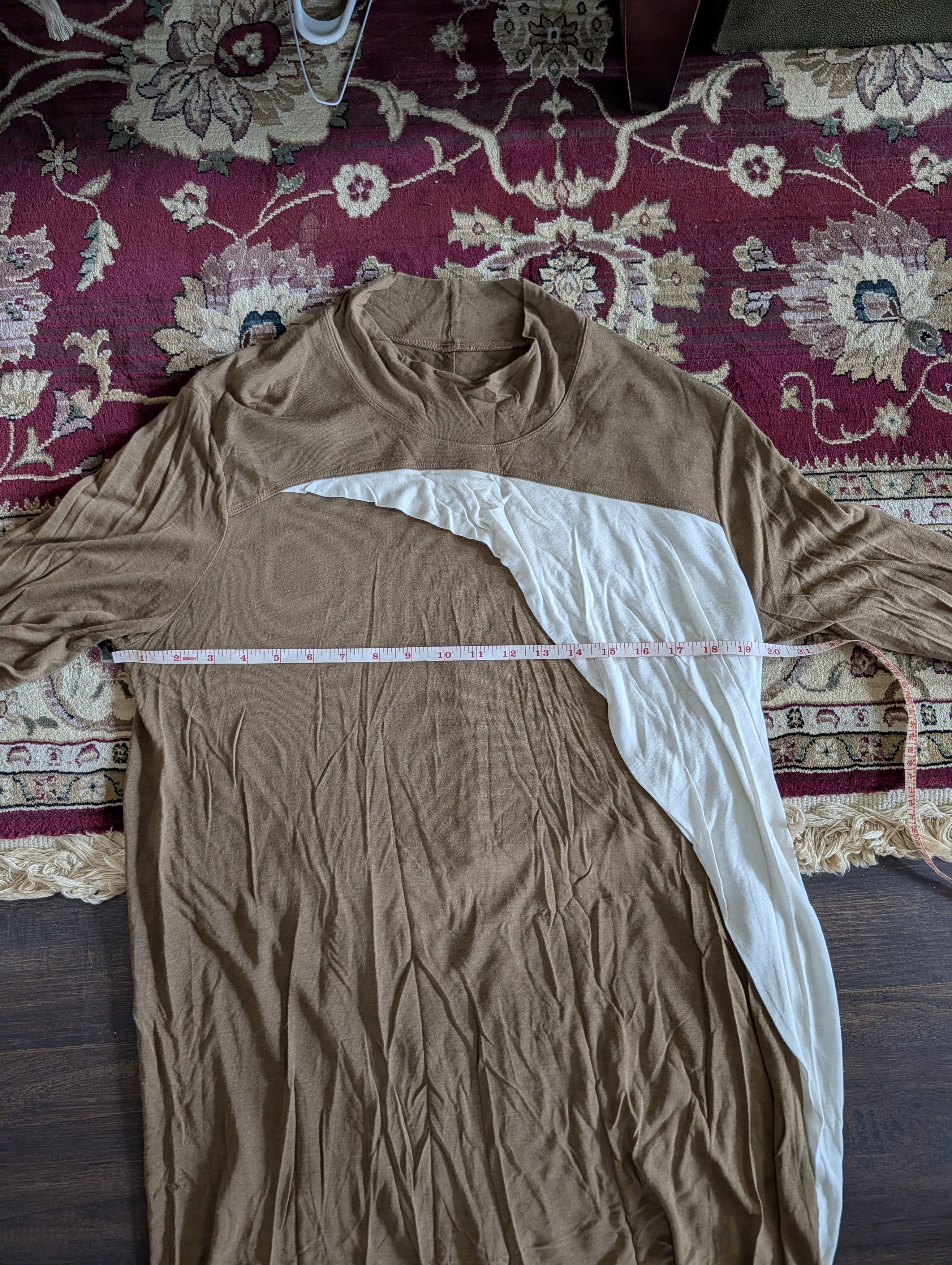 Rick Owens FW15 Sphinx layered draped virgin wool longline sweater Size US M / EU 48-50 / 2 - 15 Thumbnail