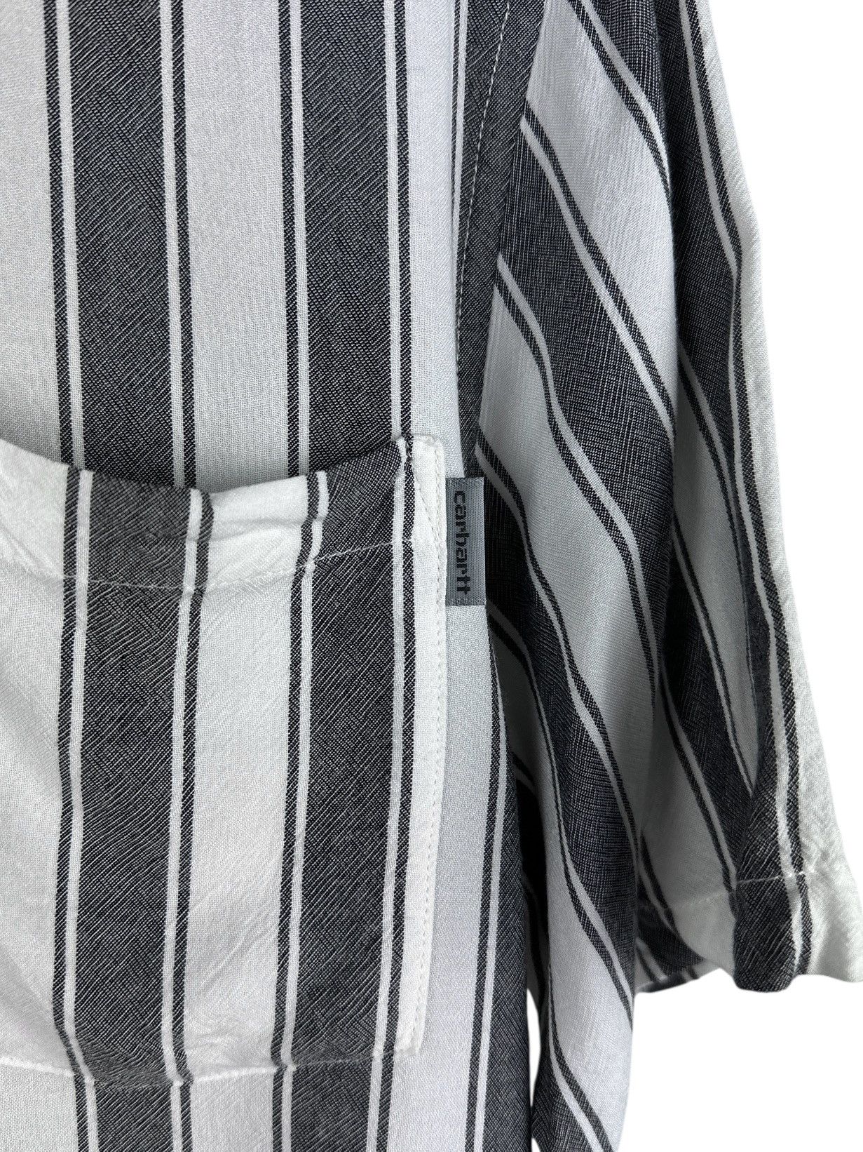 Carhartt Wip Carhartt WIP Esper Striped Shirt Short Sleeve Viscose Pocket Size US S / EU 44-46 / 1 - 6 Thumbnail