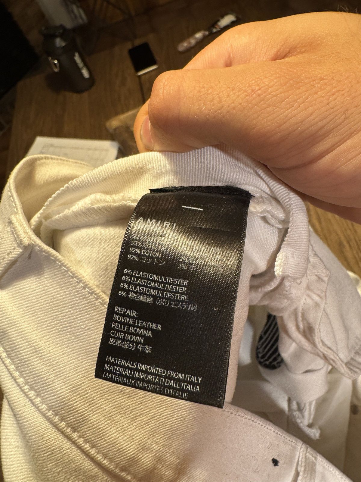 Amiri Crazy!! Amiri jeans white patch mx1’s Size US 30 / EU 46 - 8 Thumbnail