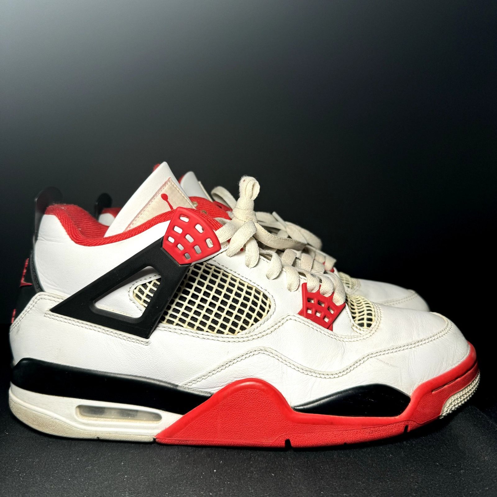 Jordan Brand × Nike Size 10.5 - Air Jordan 4 Retro OG Fire Red 2020 Men's Shoes Size US 10.5 / EU 43-44 - 1 Thumbnail