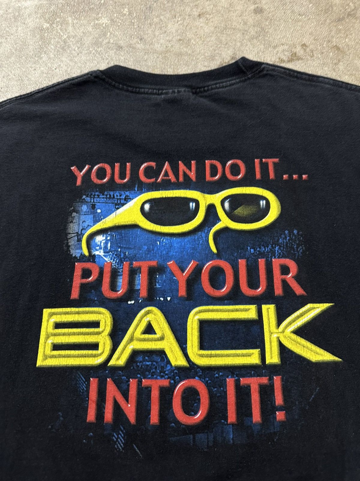 WWF Crazy Y2K WWF Rikishi Put Your Back Into It Wrestling Shirt Size US XL / EU 56 / 4 - 6 Thumbnail