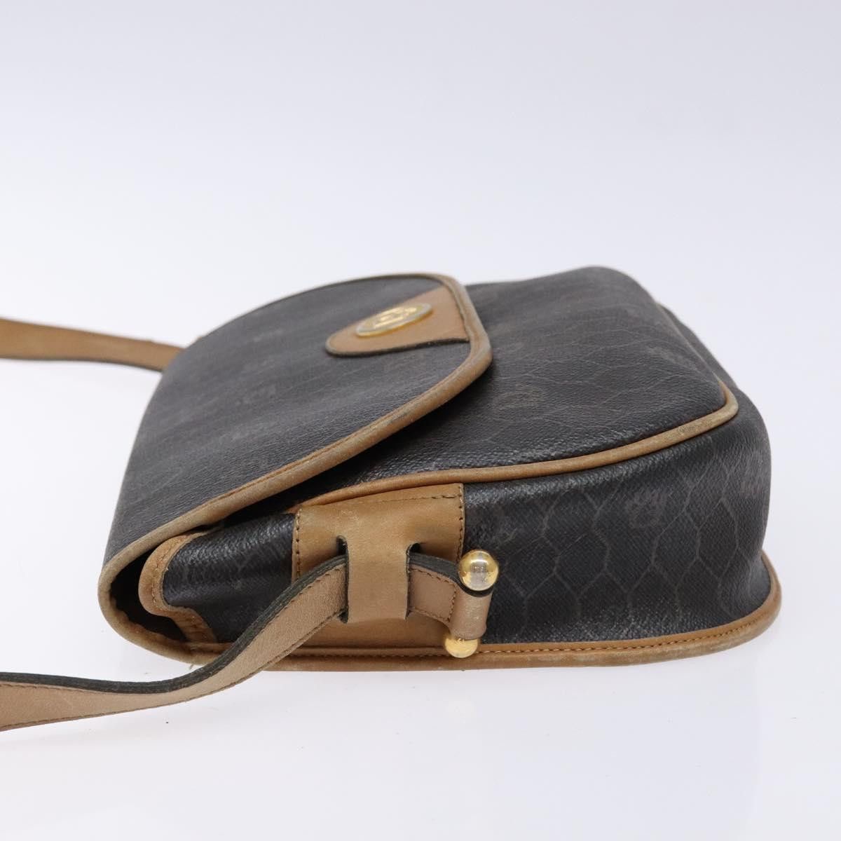 Dior DIOR Honeycomb Canvas Shoulder Bag Pvc Black Gold Size ONE SIZE - 4 Thumbnail