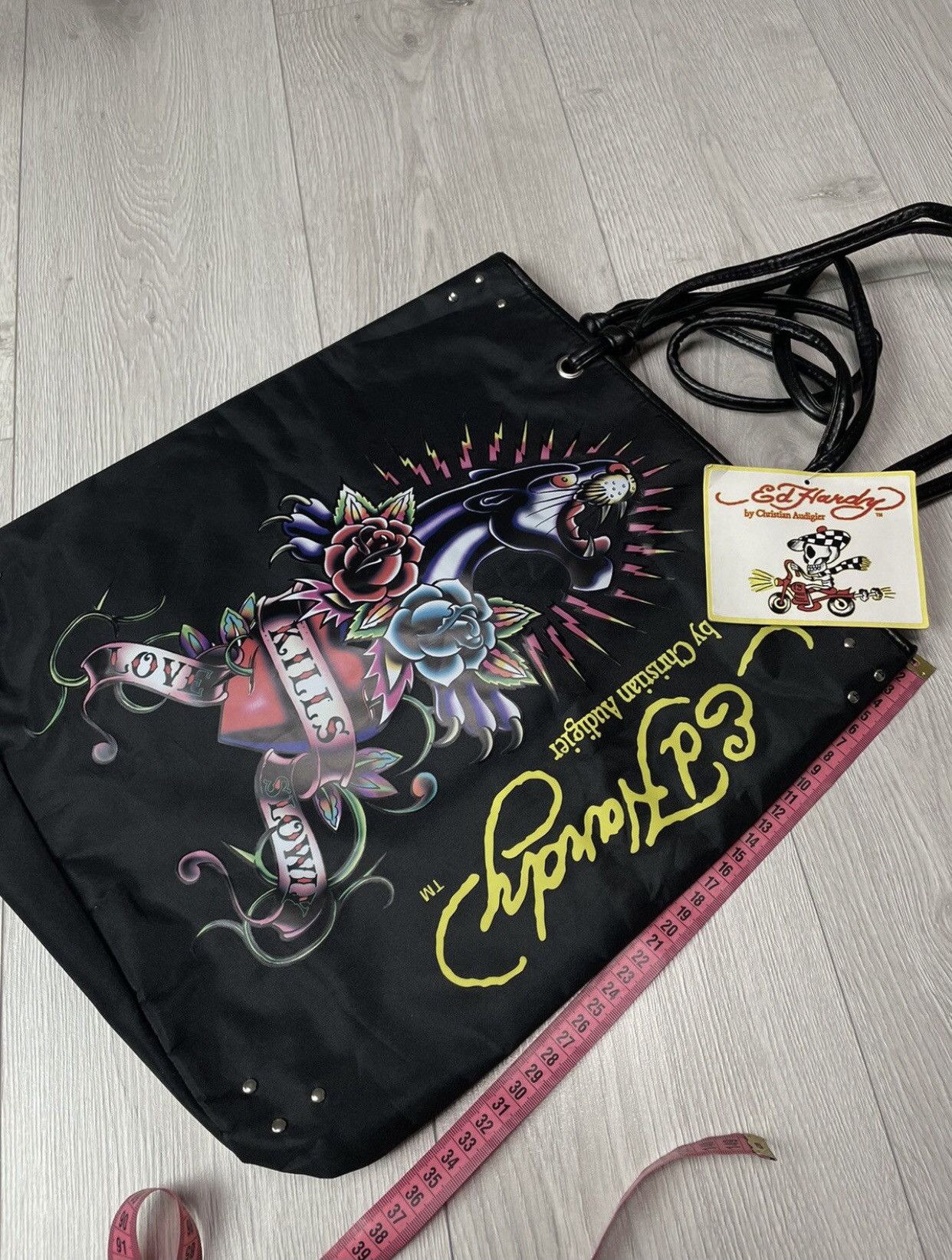 Christian Audigier × Ed Hardy × Vintage Rare ed hardy vintage shoulder tote bag Size ONE SIZE - 7 Thumbnail