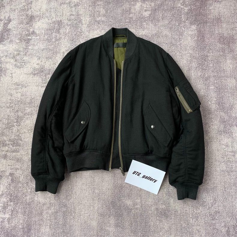 Haider Ackermann Haider Ackermann A wool pilot jacket Size US S / EU 44-46 / 1 - 1 Thumbnail