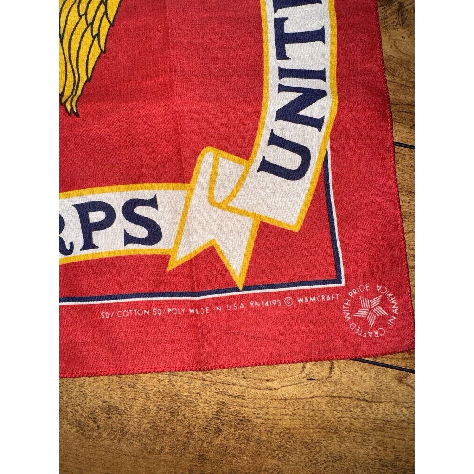 Vintage Vintage Marine Corps Pocket Square Military Made In USA Size ONE SIZE - 2 Thumbnail