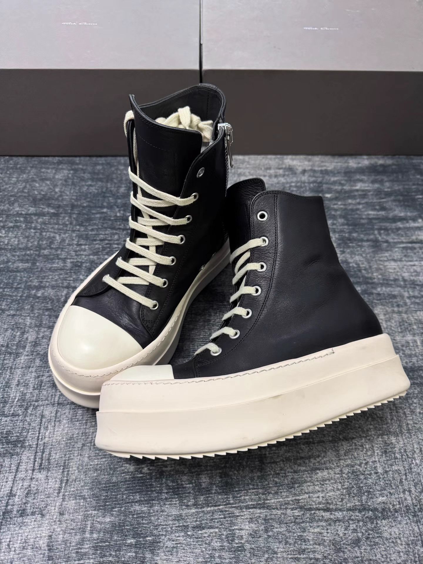Rick Owens Rick Owens Mainline Thick Sole High Top "Big Converse" Size US 8 / IT 38 - 1 Thumbnail